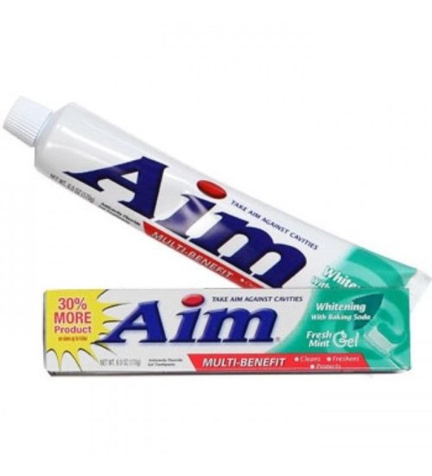 2 Aim Whitening Toothpaste 6 oz.