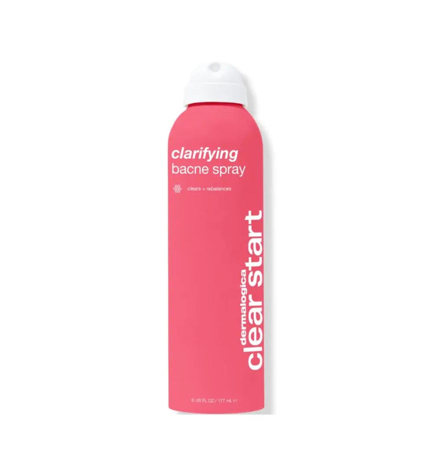 Dermalogica Clarifying Acne Spray 117ml - Treats & Prevents Body Breakouts On-the-go Skincare Mist Application Clears & Reduces Redness Suits All Skin Types - Buy Online on GoSupps.com