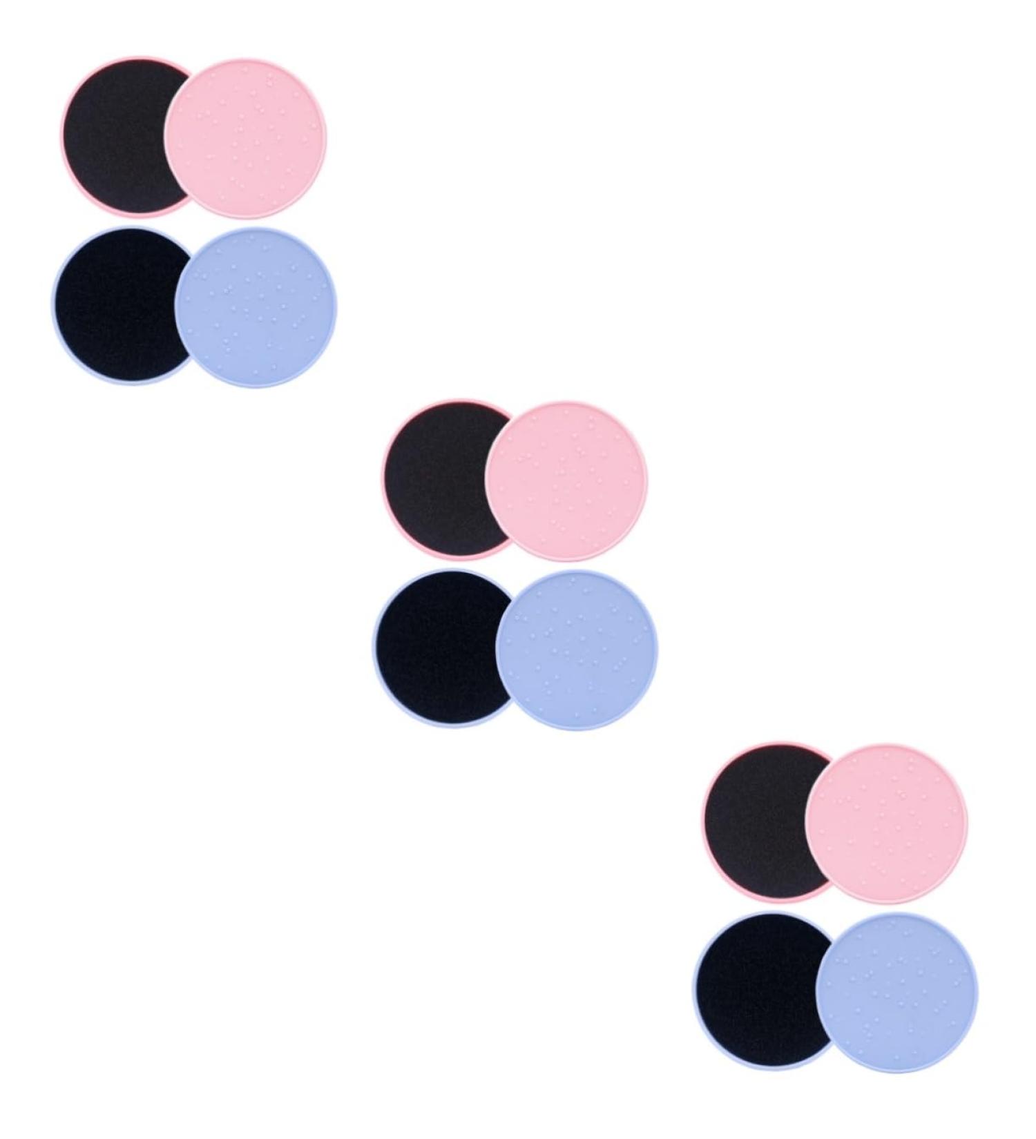 6 Pieces Cleaning Makeup Brush Cleaner Mat Round Brush Eyeshadow Makeup Brush Dry Makeup Brush Cleaner Makeup Sponge Cleaner Form Detergent - Buy Online on GoSupps.com