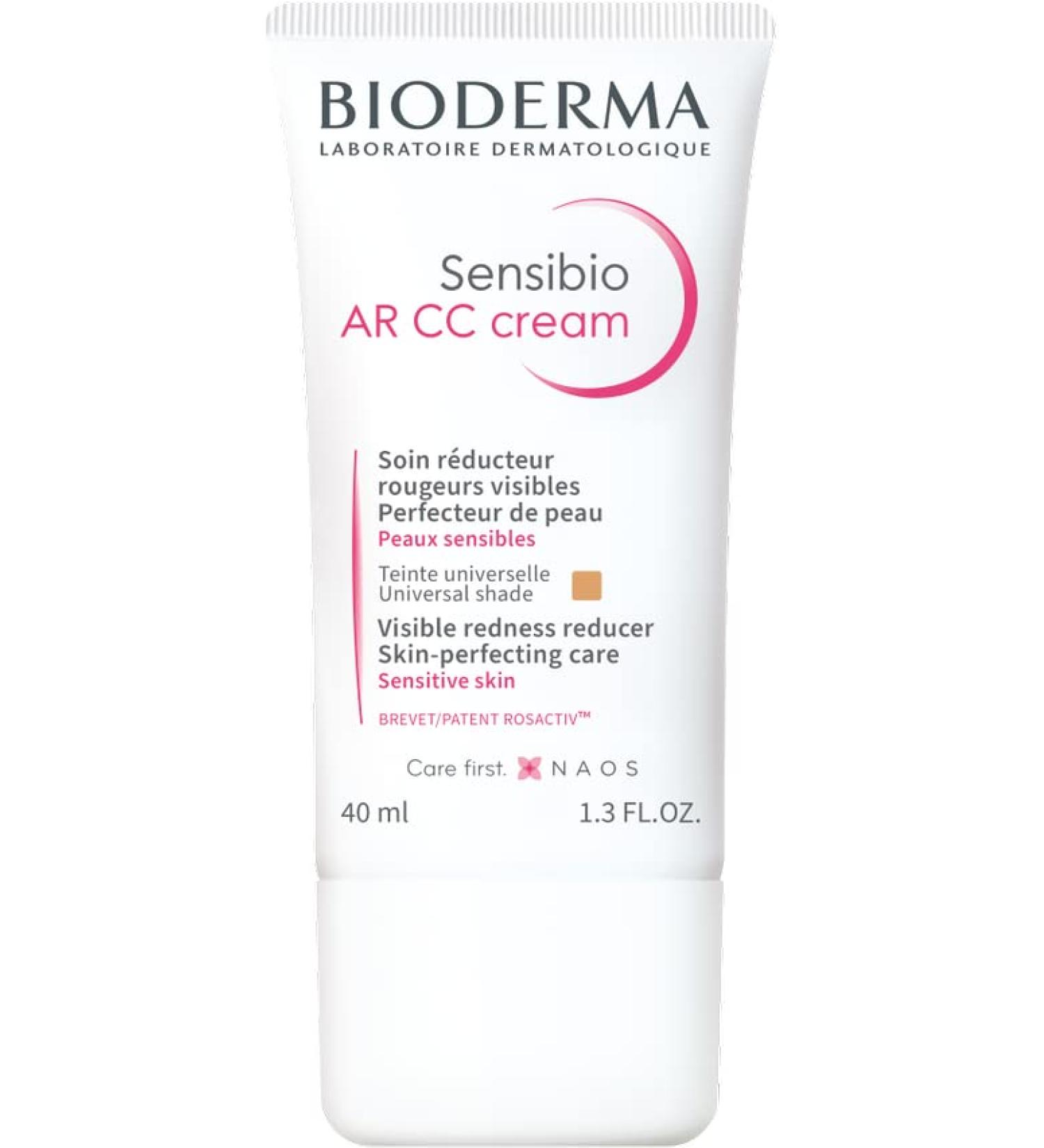 Bioderma Sensibio AR CC Cream - Anti-Redness Face Moisturizer for Sensitive Skin - Buy Online on GoSupps.com