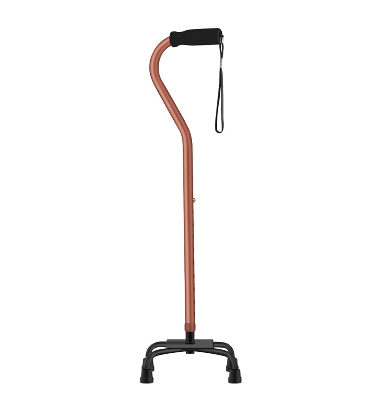 Retractable Leisure Four-Legged Crutches for The Elderly Aluminum Alloy Adjustable Walking Aid Walking Lightweight Ergonomic Adult Crutches A 75.5 to 98.5CM Fashionable Bathing in Sunlight - Buy Online on GoSupps.com