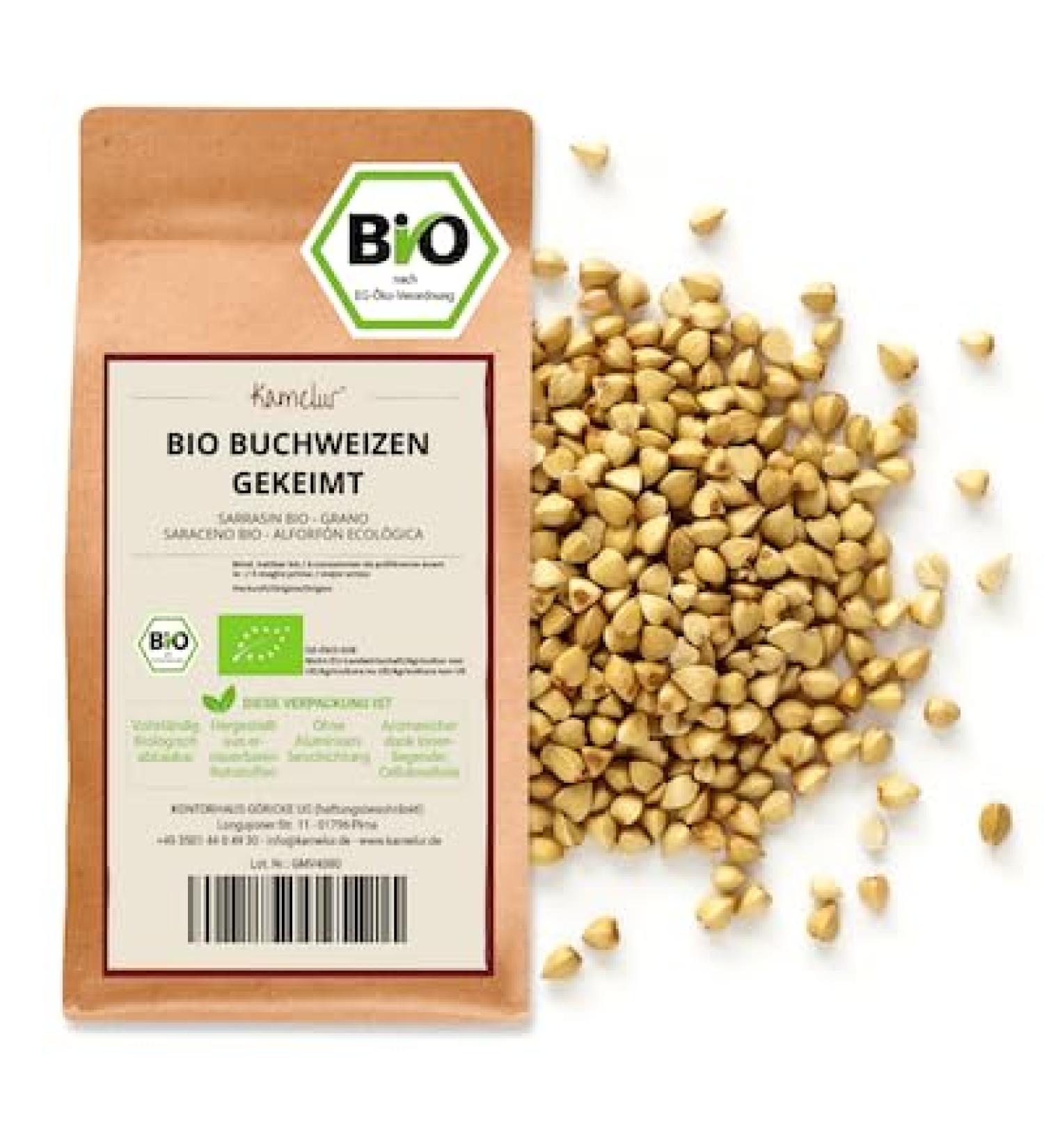 Buy Kamelur 500g Organic Sprouted Buckwheat - Nutrient-Rich Naturally Grown International Shipping Available - Buy Online on GoSupps.com