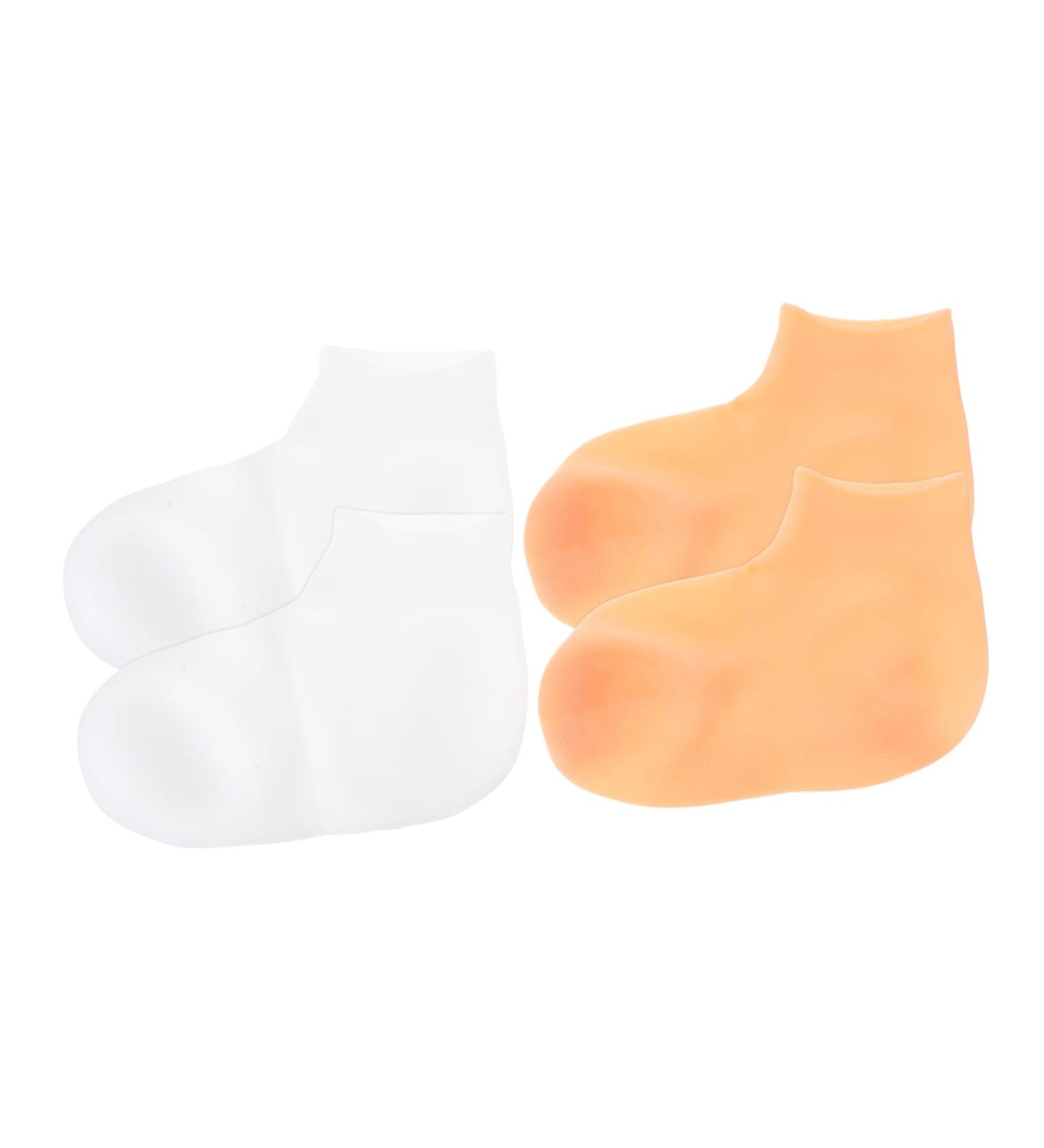 minkissy 4 Pairs Exfoliating Moisturizing Socks Dead Skin Socks Lotion Gloves Feet Care Socks Moisturizing Lotion Moisturizing Socks for Cracked Feet Women Pedicure Socks Sebs Miss - Buy Online on GoSupps.com