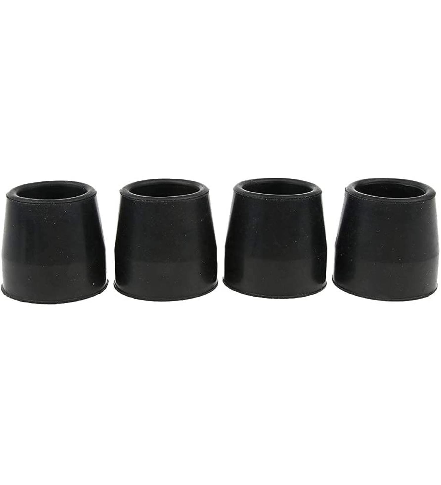 4Pcs Anti-Slip Walking Stick Ferrules Cane Crutch Rubber Pad Heavy Duty End Bottoms Protector for Disabled Elder Present Black A - Buy Online on GoSupps.com