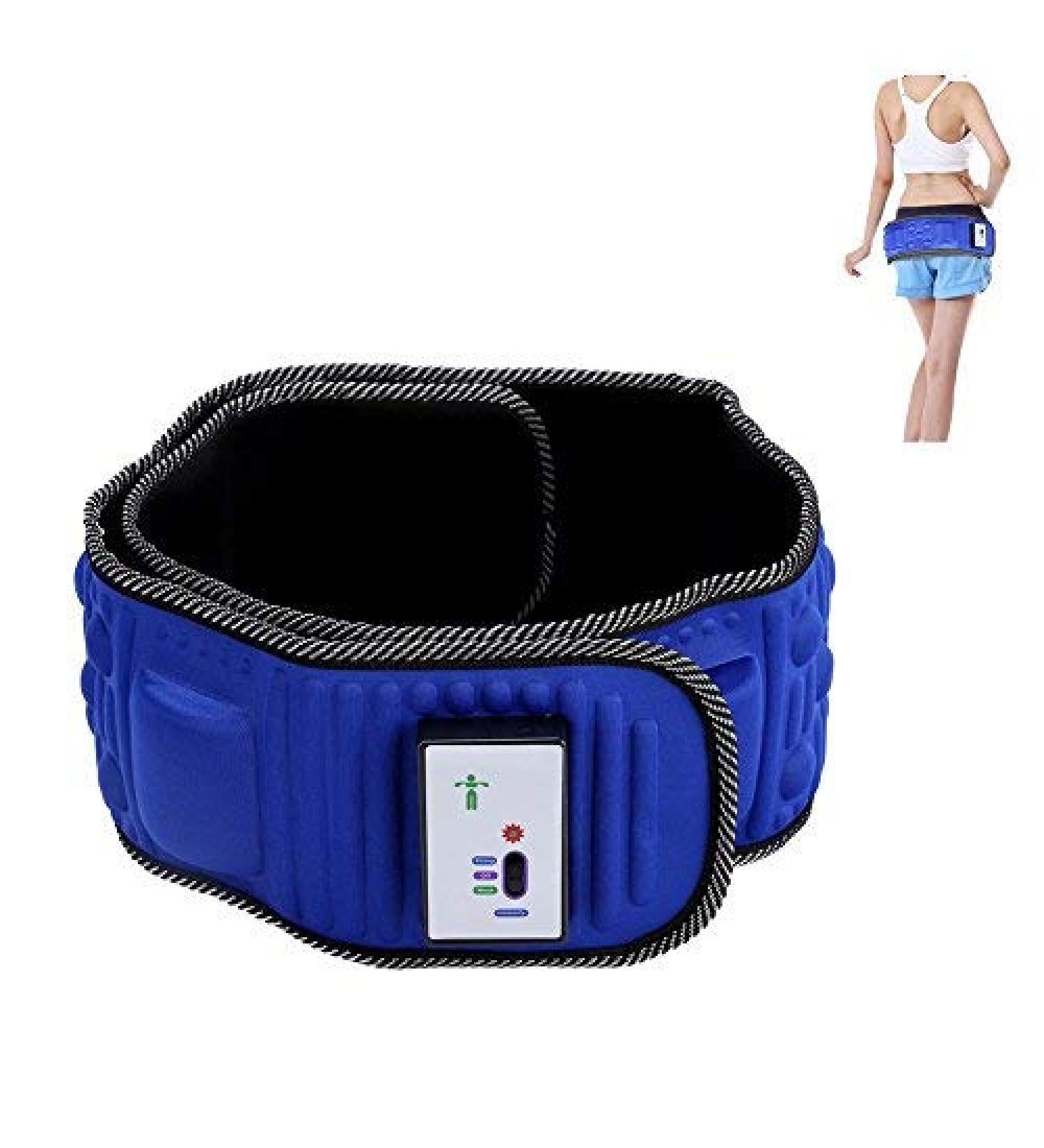 Sonew Vibration Belt - Abdominal Muscle Massager for Weight Loss | 5 Motor Electric Massage Device for Hip & Back - Buy Online on GoSupps.com