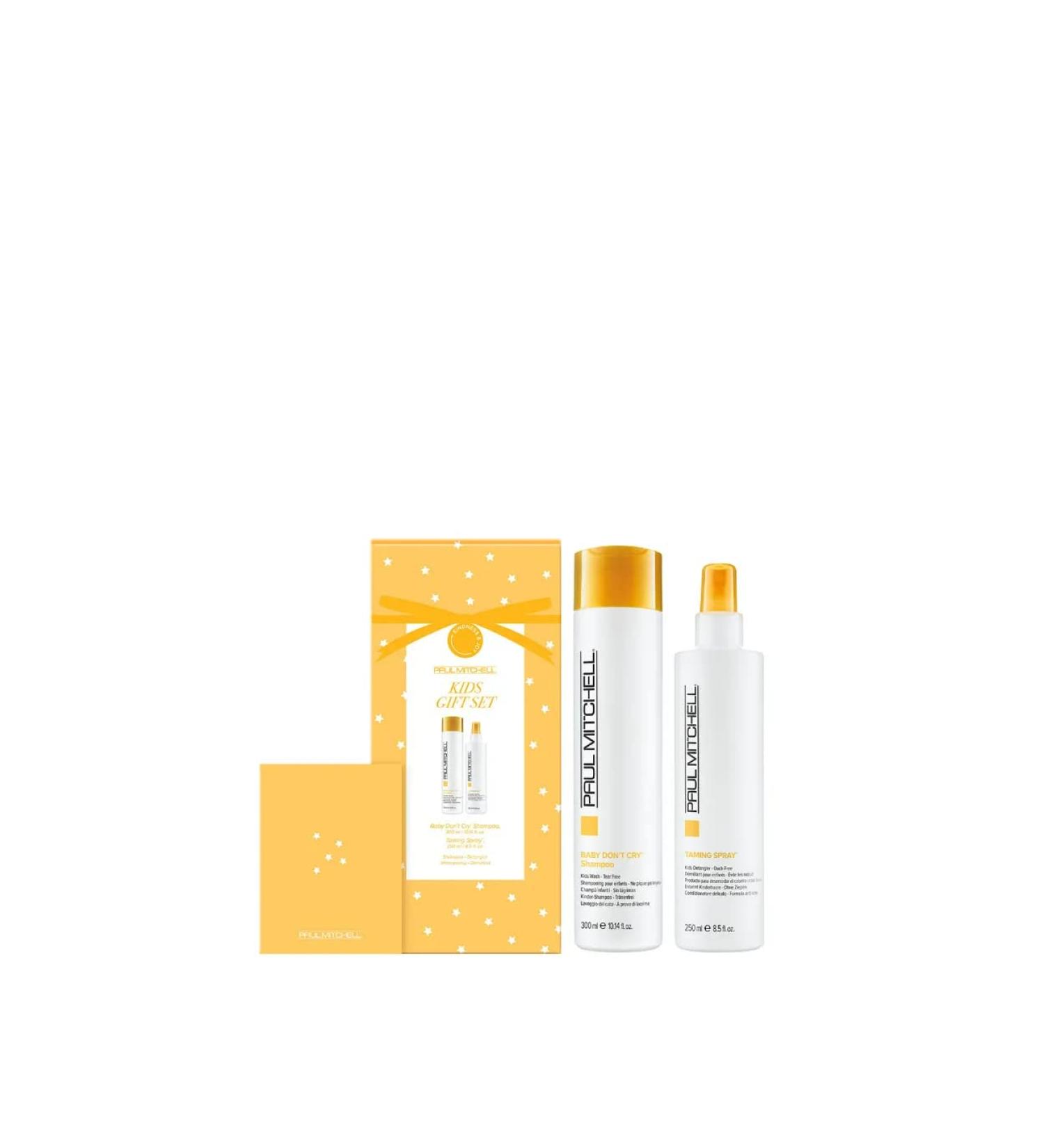 Paul Mitchell Kids Holiday Gift Set, Tear-Free Shampoo + Detangling Spray, For Babies + Children Of All Ages