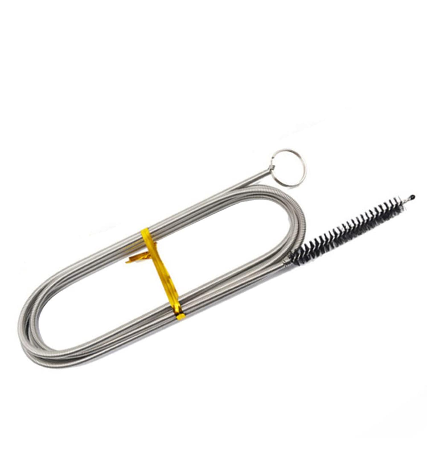 Pipe Cleaner Brush - Refrigerator Pipe Cleaning Brush Fridge Cleaning Tool Stainless Steel Drain Tube Cleaning Brushes for Sink Refrigerator Kitchen Shakven Stainless Steel 90cm - Buy Online on GoSupps.com