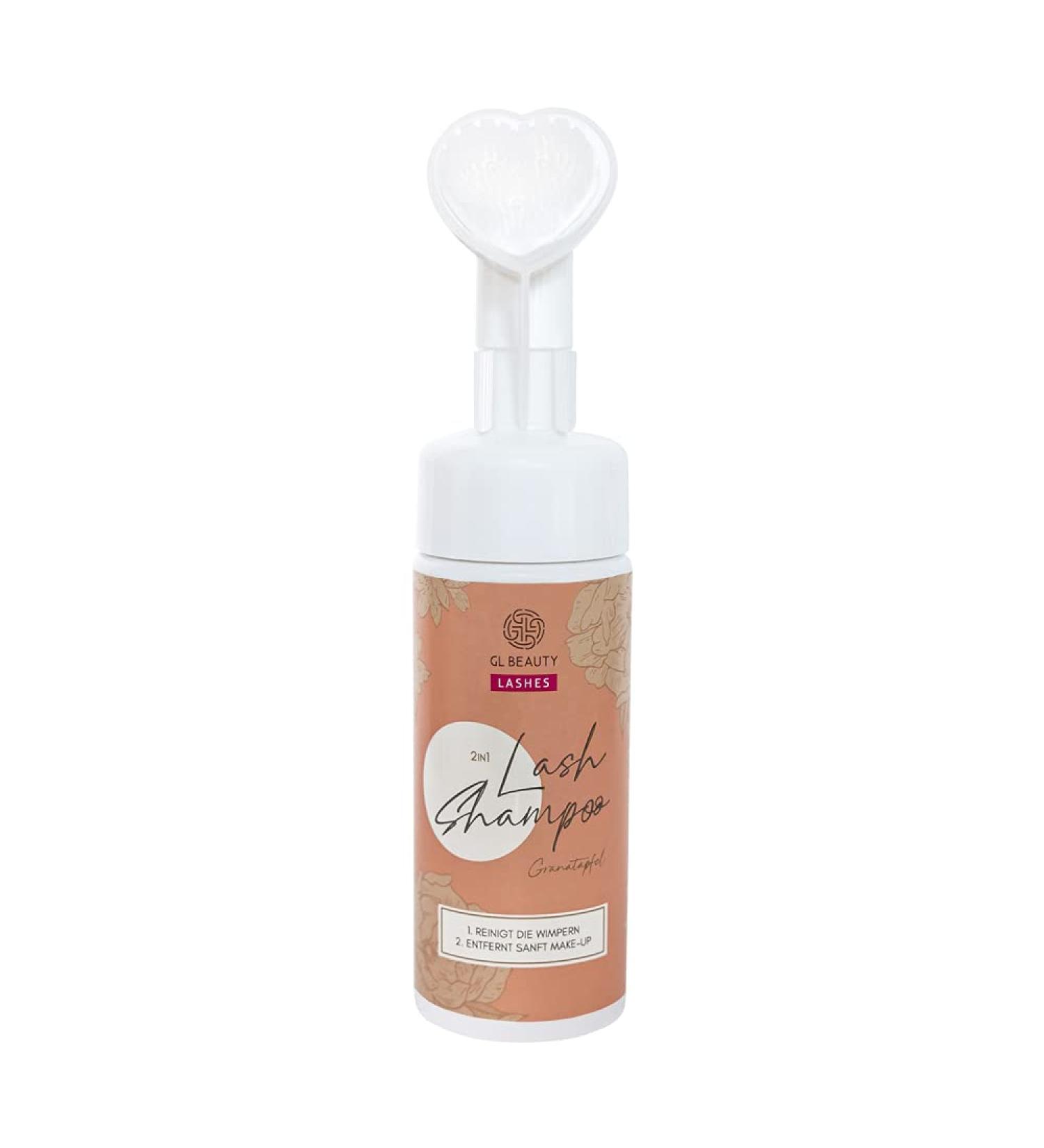 Best Eyelash Extension Cleaning Foam - Pomegranate & Grapefruit Lash Shampoo (150 ml) - Gentle Eyelash Cleanser for Extensions - Buy Online on GoSupps.com