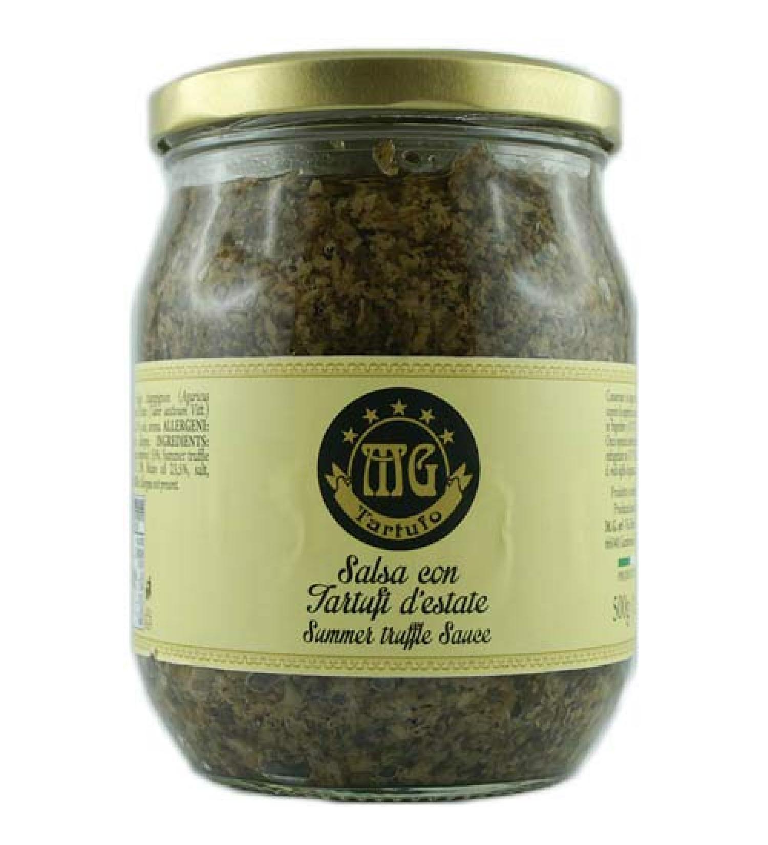 MG Tartufo Salsa con Tartufi Neri destate"Cream with black summer truffle" 500 g