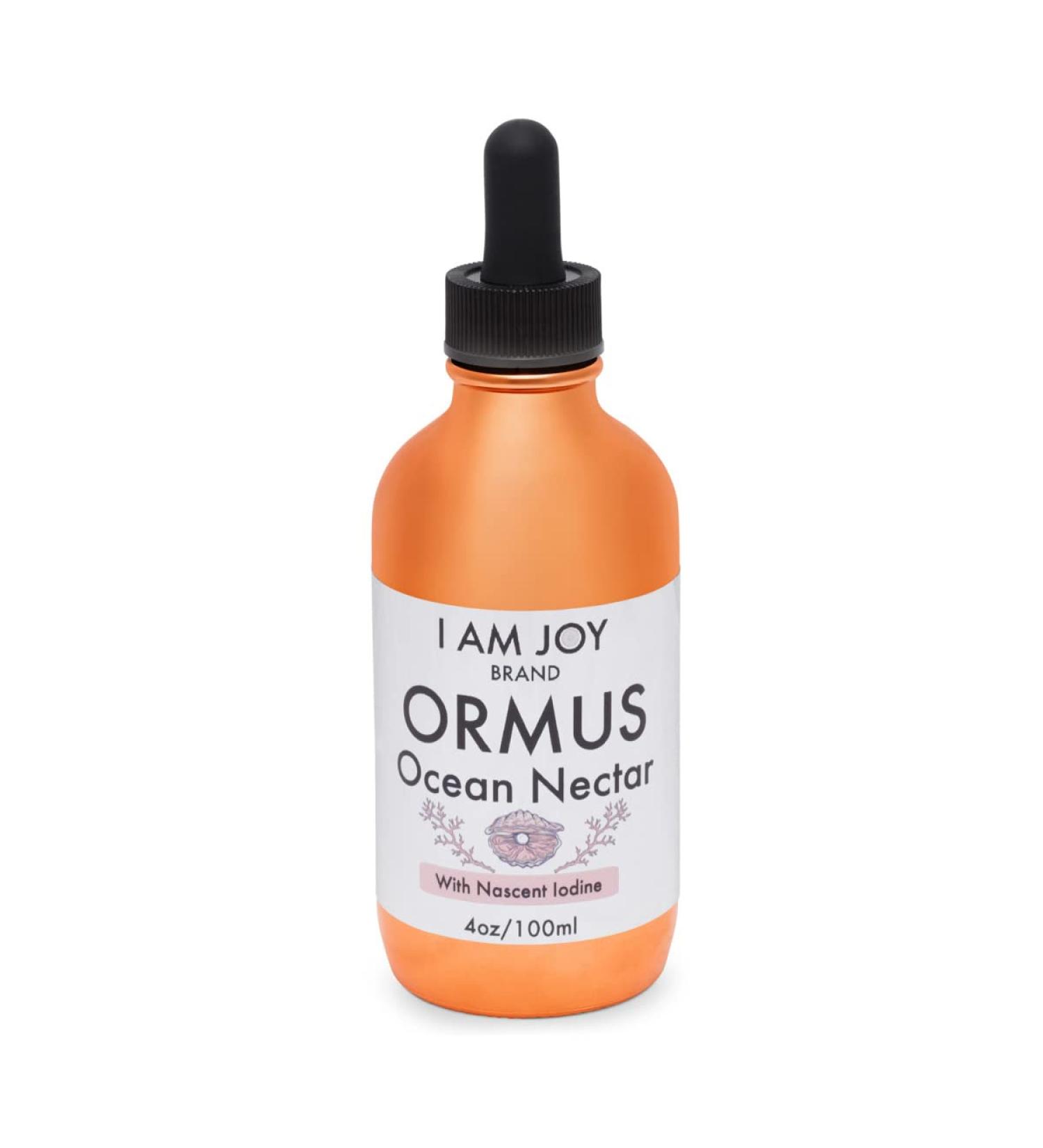 I Am Joy Ormus Ocean Nectar Monoatomic Gold with Iodine - 4oz | Pineal Gland Decalcification & Thyroid Support for Alertness, Clarity, Energy - Buy Online on GoSupps.com