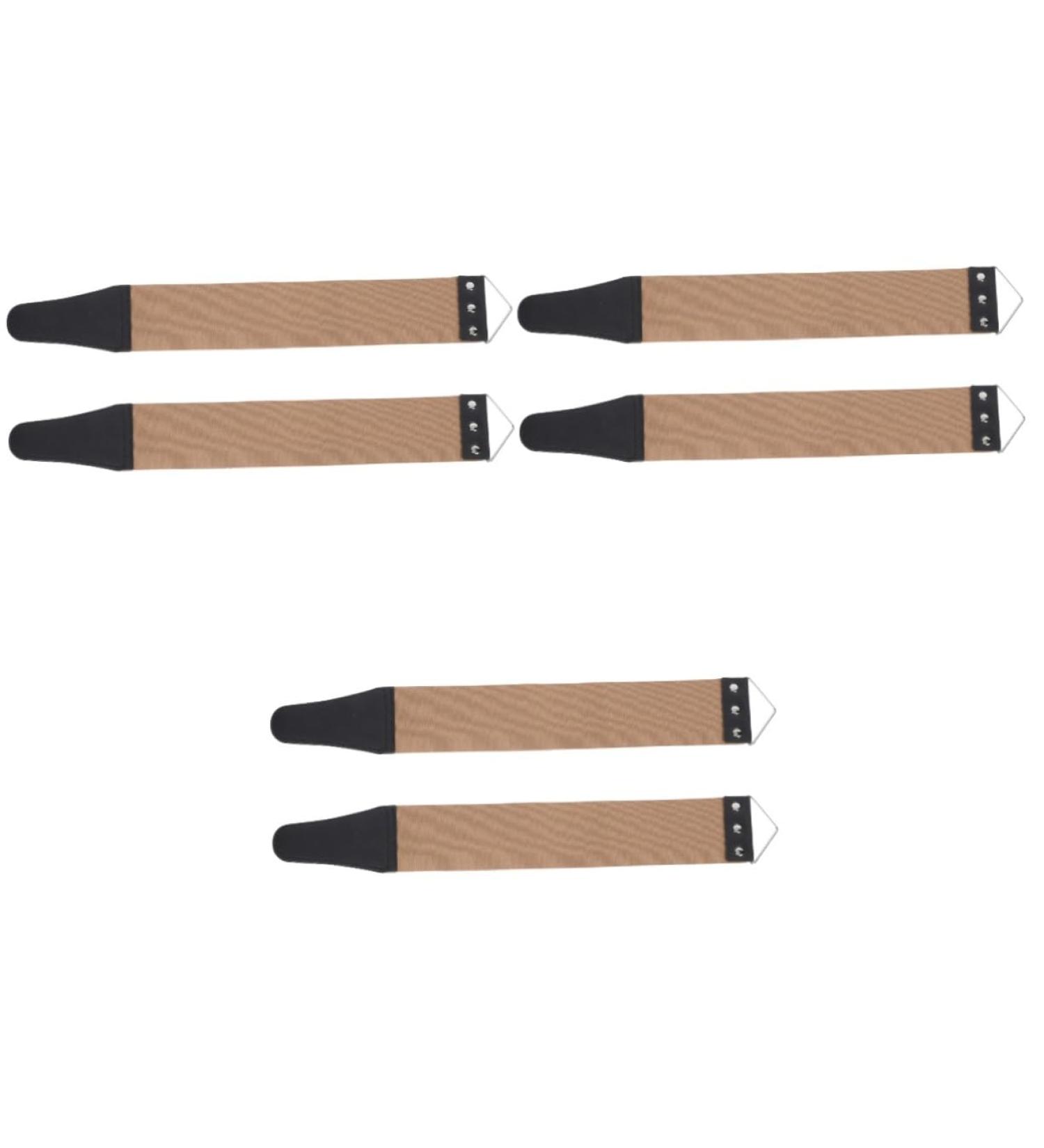 Beavorty 6-Part Double-Sided Belt Tool for Household & Salon - Razor Sharpening Leather Leash 46.5x6cm Assorted Colors (3 Pieces) - Buy Online on GoSupps.com