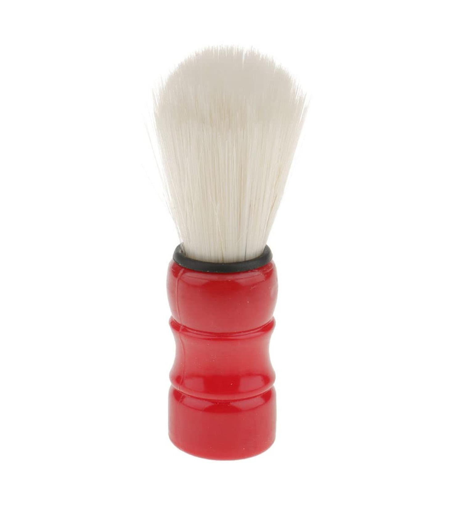 SM SunniMix Professional Beard Hair Salon Tool - Mustache Shaving Brush for Men | Red | Best Grooming Accessory for a Perfect Shave - Buy Online on GoSupps.com
