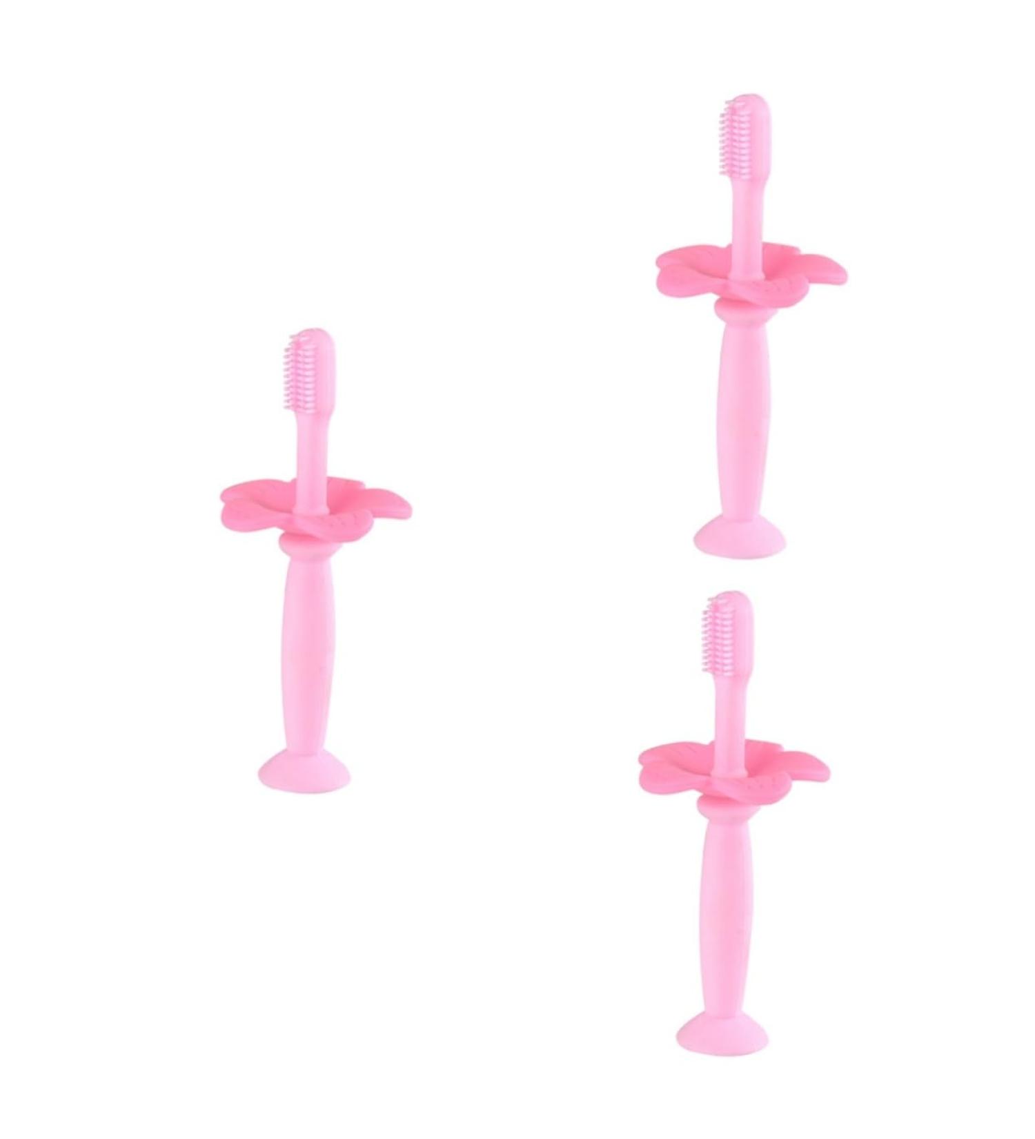 TOVINANNA 3 STK Baby Training Toothbrushes - Silicone Children's Oral Care Solution - Buy Online on GoSupps.com