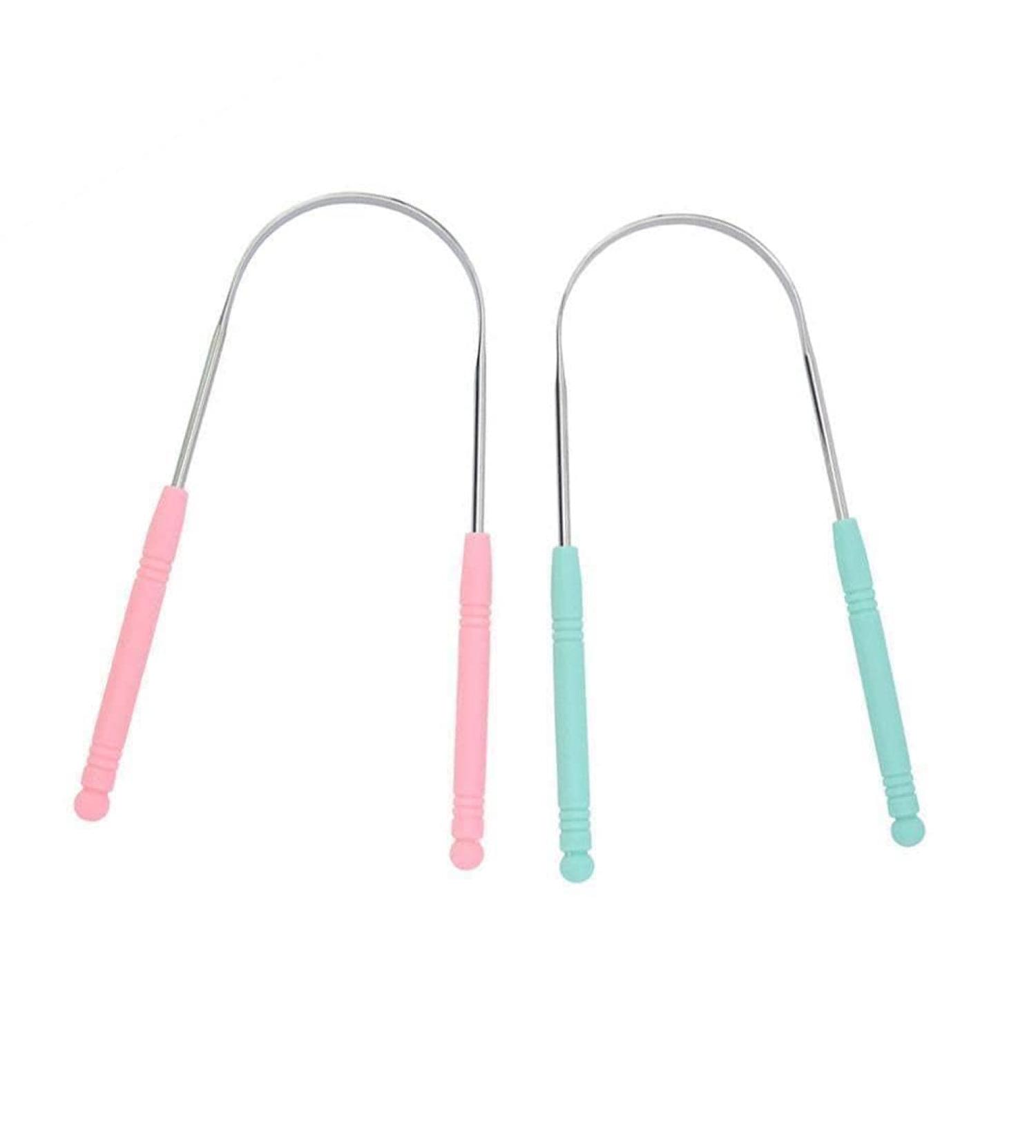 Premium Steel Tongue Scraper & Cleaner - R0K0 High Hygiene Brush for Adults | Enhance Oral Care - Buy Online on GoSupps.com