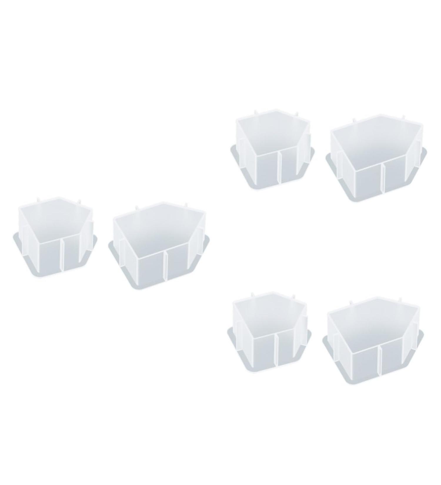 NUOBESTY 6 Pcs House Silicone Mold Silicone Molds Creative House Molds Craft Making Molds Child Unique Whitex3pcs 11.2X8.2X4.6CMx3pcs - Buy Online on GoSupps.com