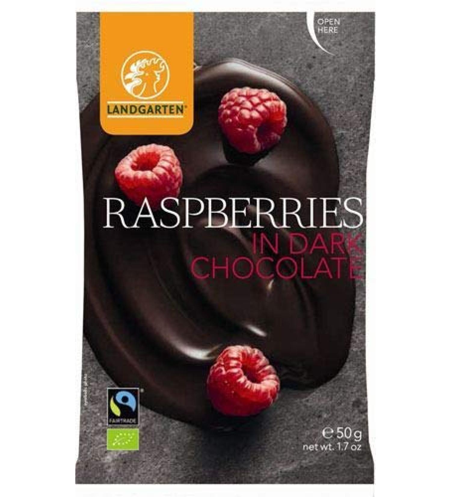 Landgarten | Raspberry In Dark Chocolate | 3 x 50g (FR)