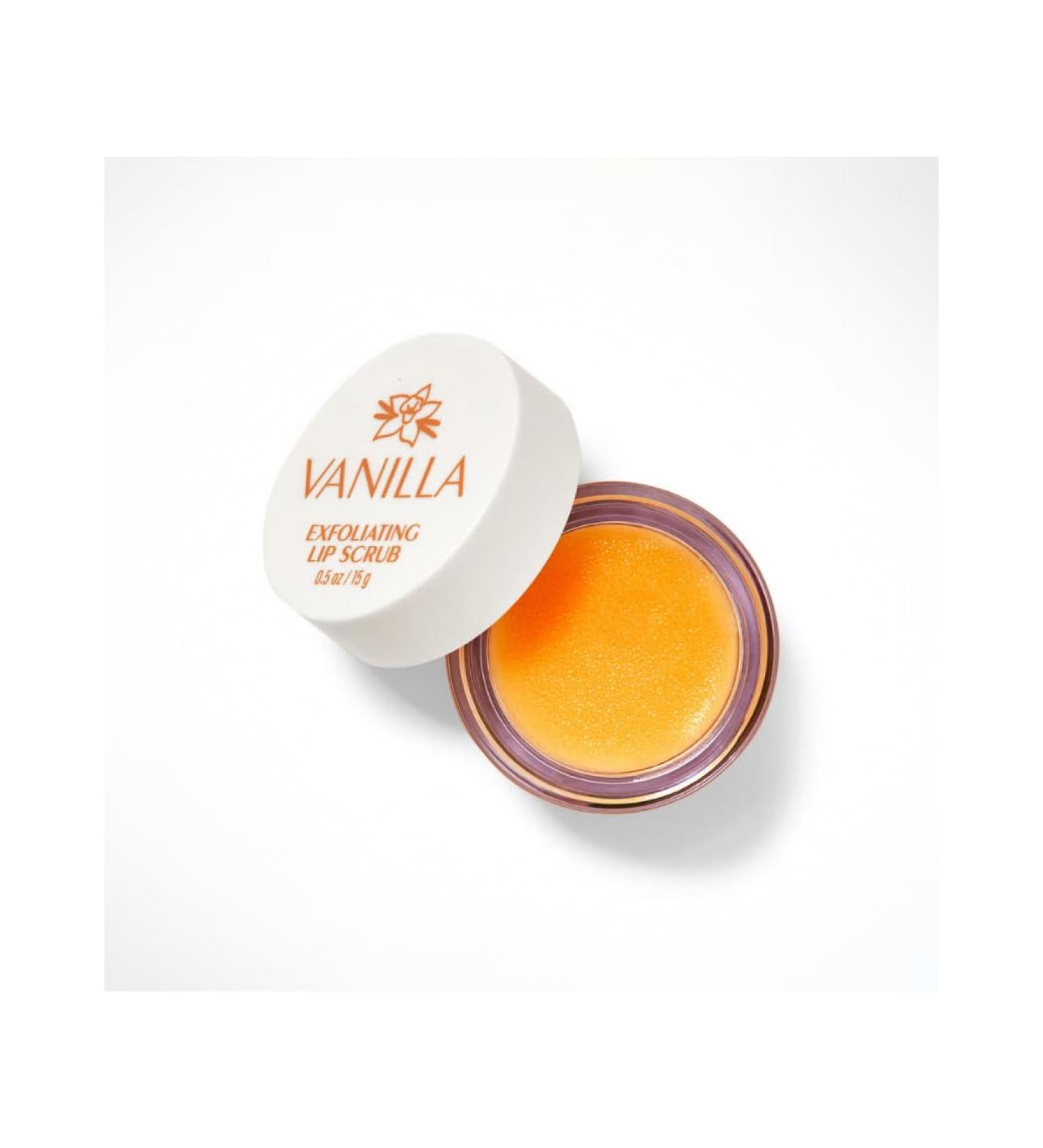 Bath and Body Vanilla Exfoliating Lip Scrub 0.5 oz / 15 g (Packaging Design Styles May Vary)