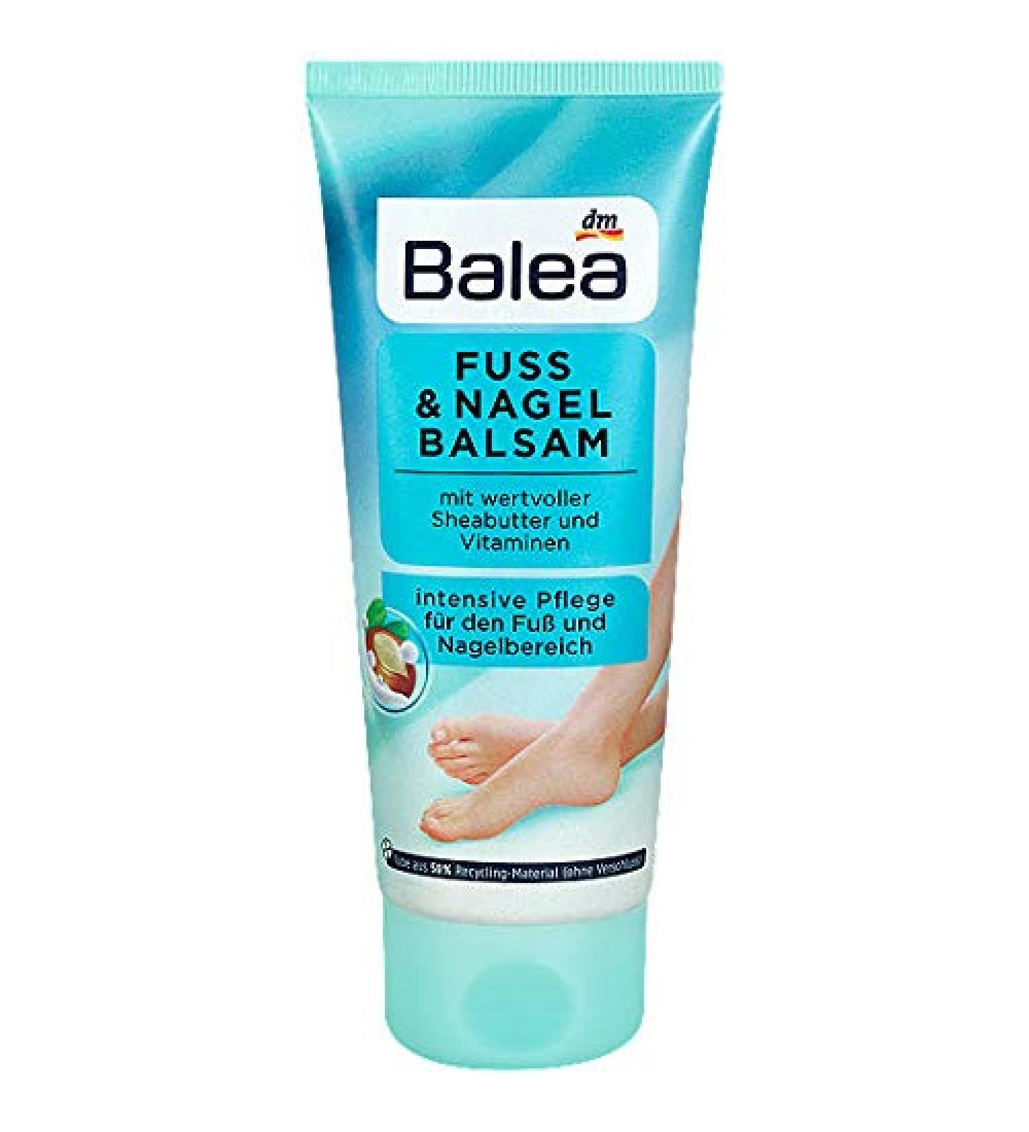 Balea Foot Balm with Shea Butter & Vitamins 1 Pack (1 x 100 ml)