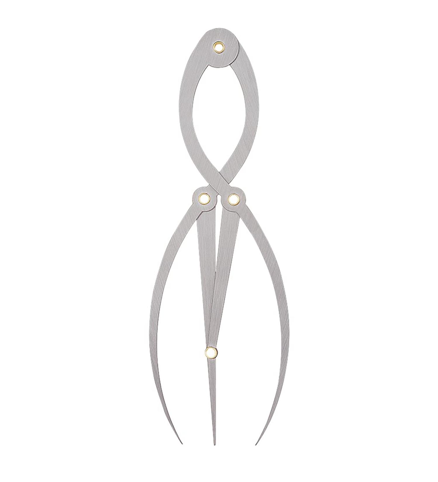 Golden Mean Calipers Golden Ratio Calipers Stainless Steel Eyebrow Ruler Golden Measure Tool for Makeup Golden Mean Calipers - Buy Online on GoSupps.com