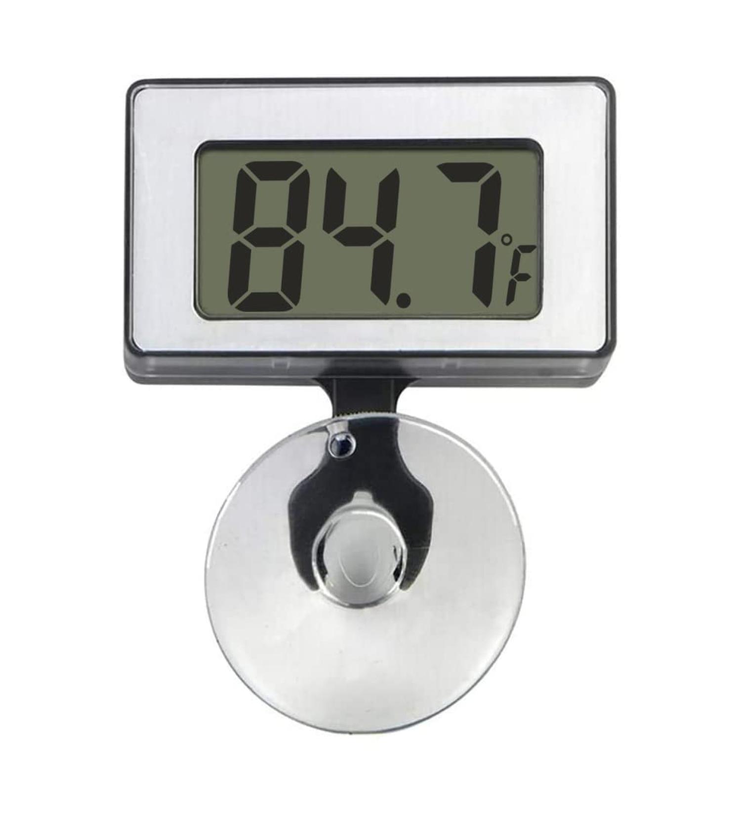 Waterproof Aquarium and Reptile Thermometer with Suction Cup | Digital Fish Tank Thermometer with Large LCD Display | Accurate Water Temperature Monitor for Fish - Buy Online on GoSupps.com