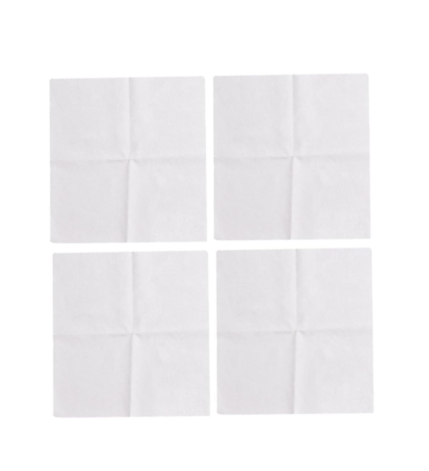 Toyvian 4pcs Lens Cleaning Cloths - Premium White Cloth for Glasses Phones & Instruments | Screen Cleaner Wipes - Buy Online on GoSupps.com