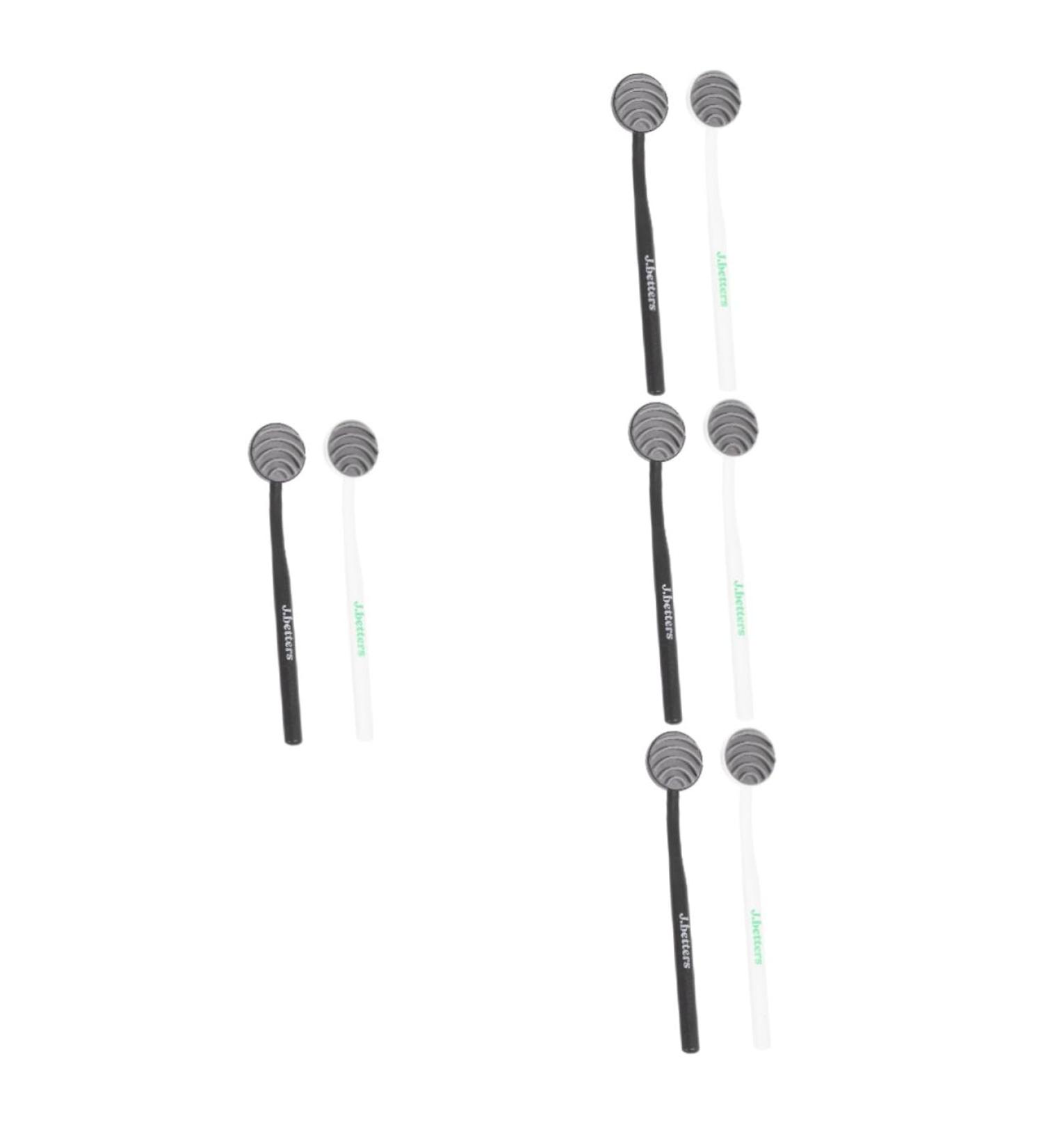 Minkissy Tongue Cleaning Brush Set - 8-Pack Silicone Tongue Scrapers for Adults | Dental Hygiene Tools in 4 Colors | 18.5x3.5cm - Buy Online on GoSupps.com