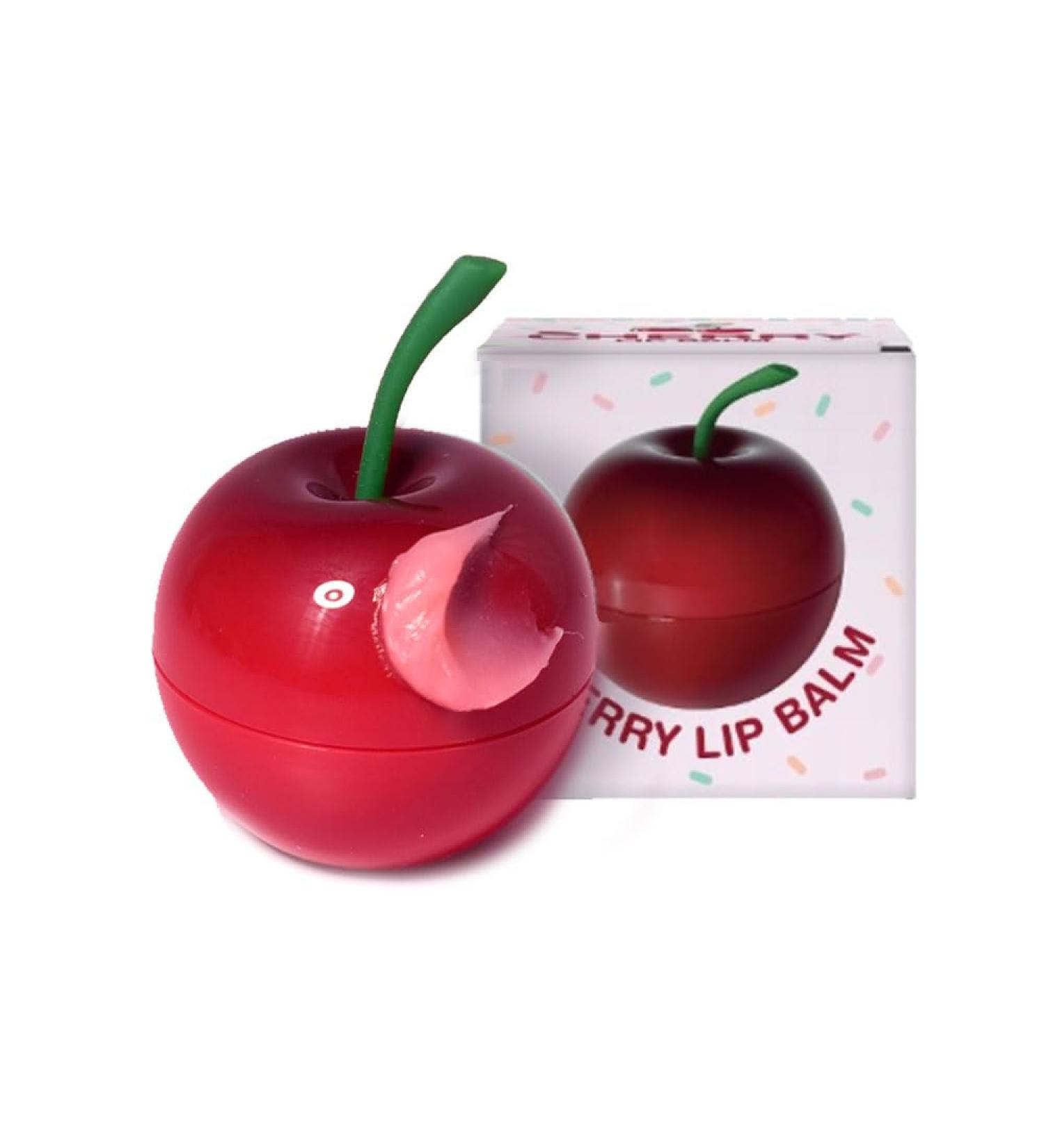 Buy PS.PRETTYSKIN Korean Vegan Lip Balm (Cherry) - 0.31oz Hydrating Smooth Texture Natural Shine - International Shipping Available - Buy Online on GoSupps.com
