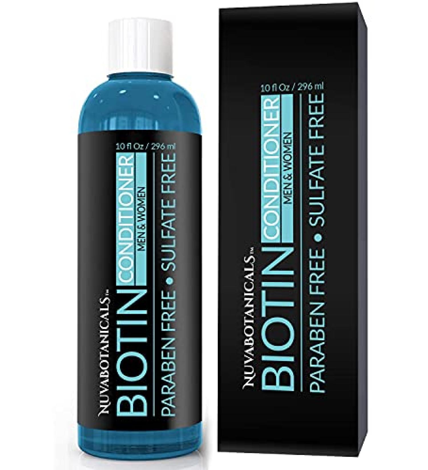 Biotin Conditioner For Hair Growth, Natural Thickening Treatment For Hair Loss and Thinning, Stimulate Thicker Regrowth, Sulfate Free & Paraben Free, For Women and Men (Packaging May Vary) 10 Fl Oz (Pack of 1)