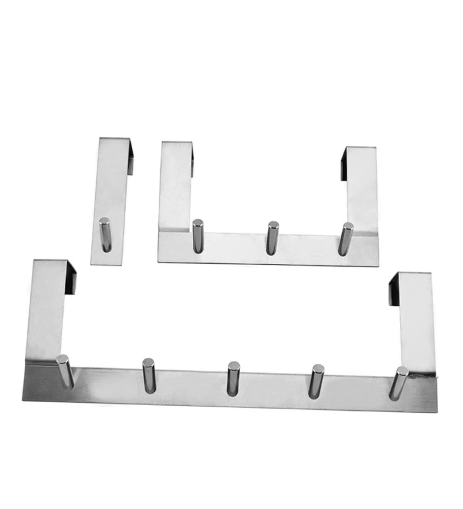 Hohopeti Over Door Towel Bar Over The Door Towel Rack Towel Hanger Over Door Metal Stainless Steel Hat Rack 21.3*12.4cm As Shown - Buy Online on GoSupps.com