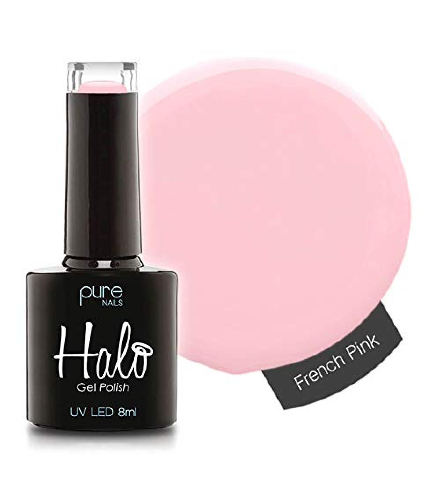 Halo Gel Polish *Full Range 8ml* **CHOOSE YOUR COLOUR(S)** (French Pink N2823) French Pink N2823 8 ml (Pack of 1)