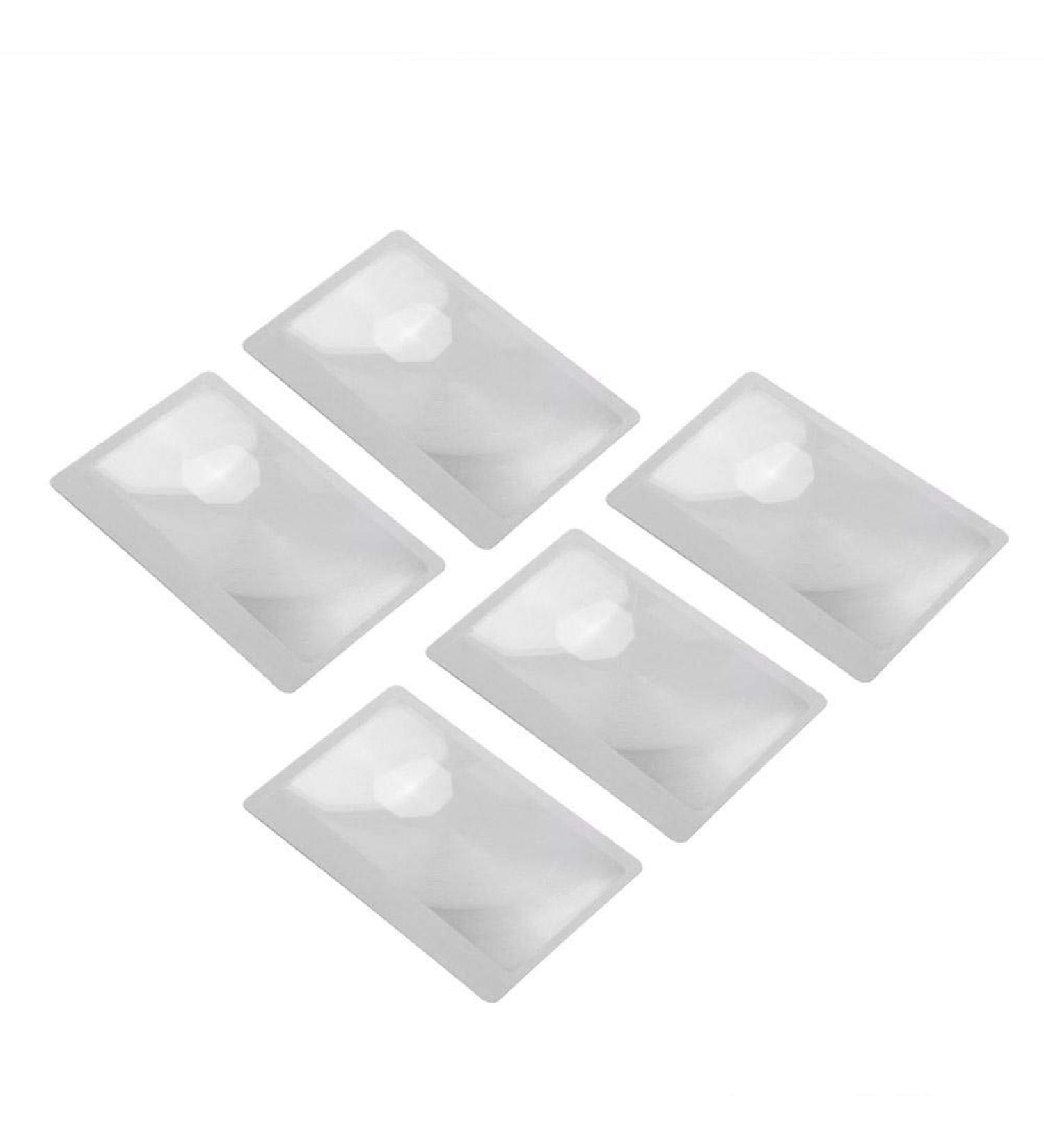 U-K Durable Processed 5pcs 3X Credit Card Shape Magnifiers Transparent Magnifier Fresnel Lens Excellent and - Buy Online on GoSupps.com