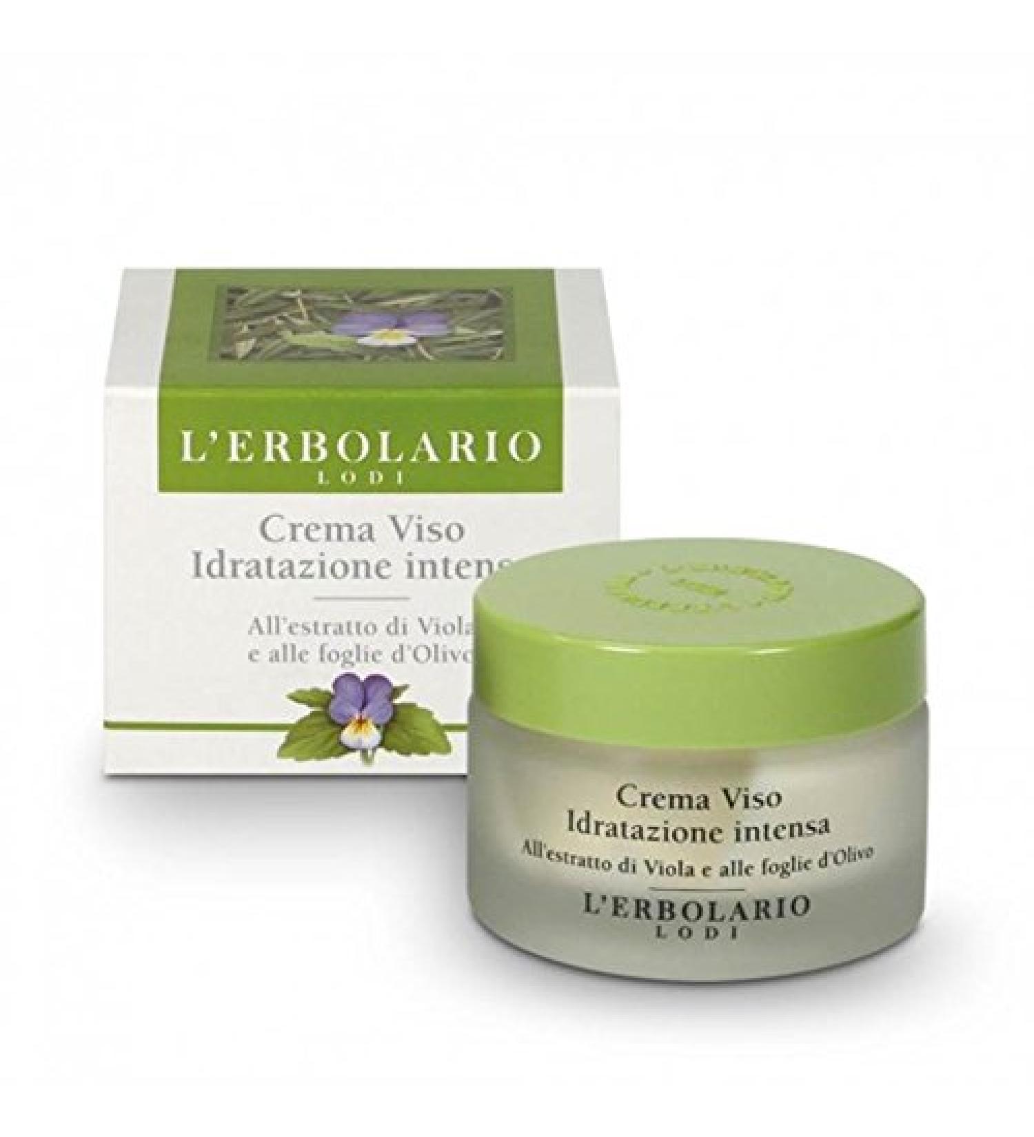 L'Erbolario - Intense hydration face cream with violet extract and olive leaves - 50 ml