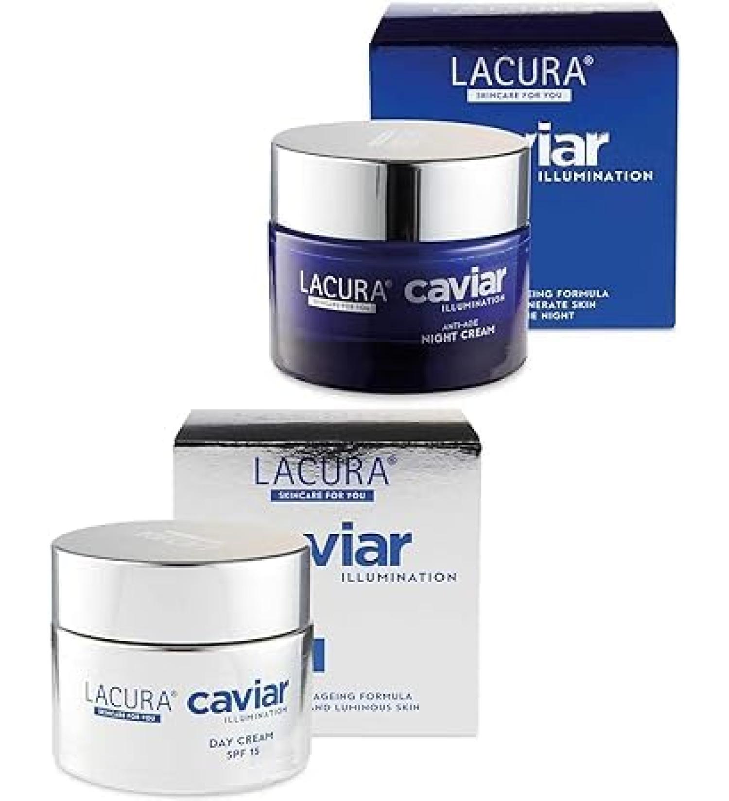 LACURAA 50ml DAY CREAM + 50ml NIGHT CREAM SET ANTI AGEING SKINCARE - Buy Online on GoSupps.com