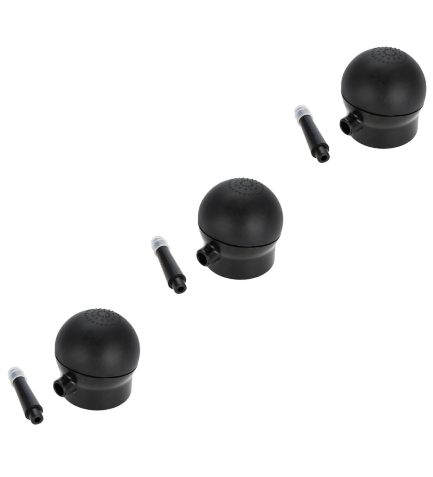 Amosfun 3 Pcs Hair Gel Hair Fiber Sprayer Nozzle Metal Nail File Hair Spray Bottle Powder Applicator 5.3X4.2cmx3pcs Blackx3pcs - Buy Online on GoSupps.com