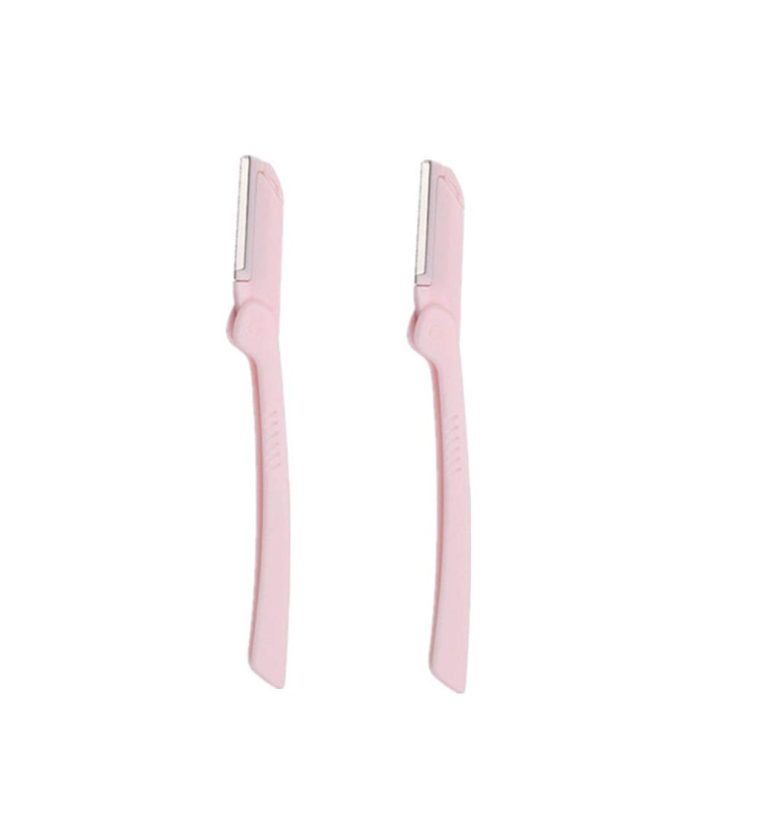 Yinbaoer Eyebrow Razor & Dermaplaning Tool - Pink Facial Razor for Women - 2PCs - Buy Online on GoSupps.com