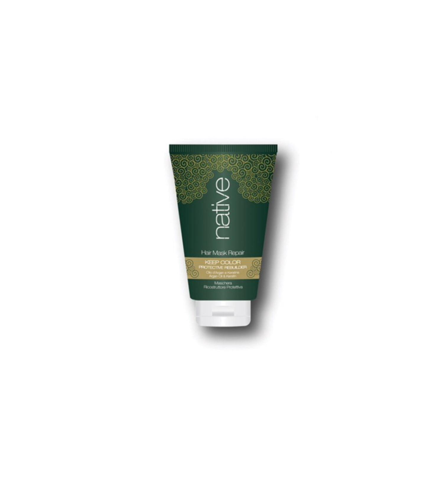 Native Hair Mask Repair Mask ricostruttore protective mask with argan oil and keratina 250 ml