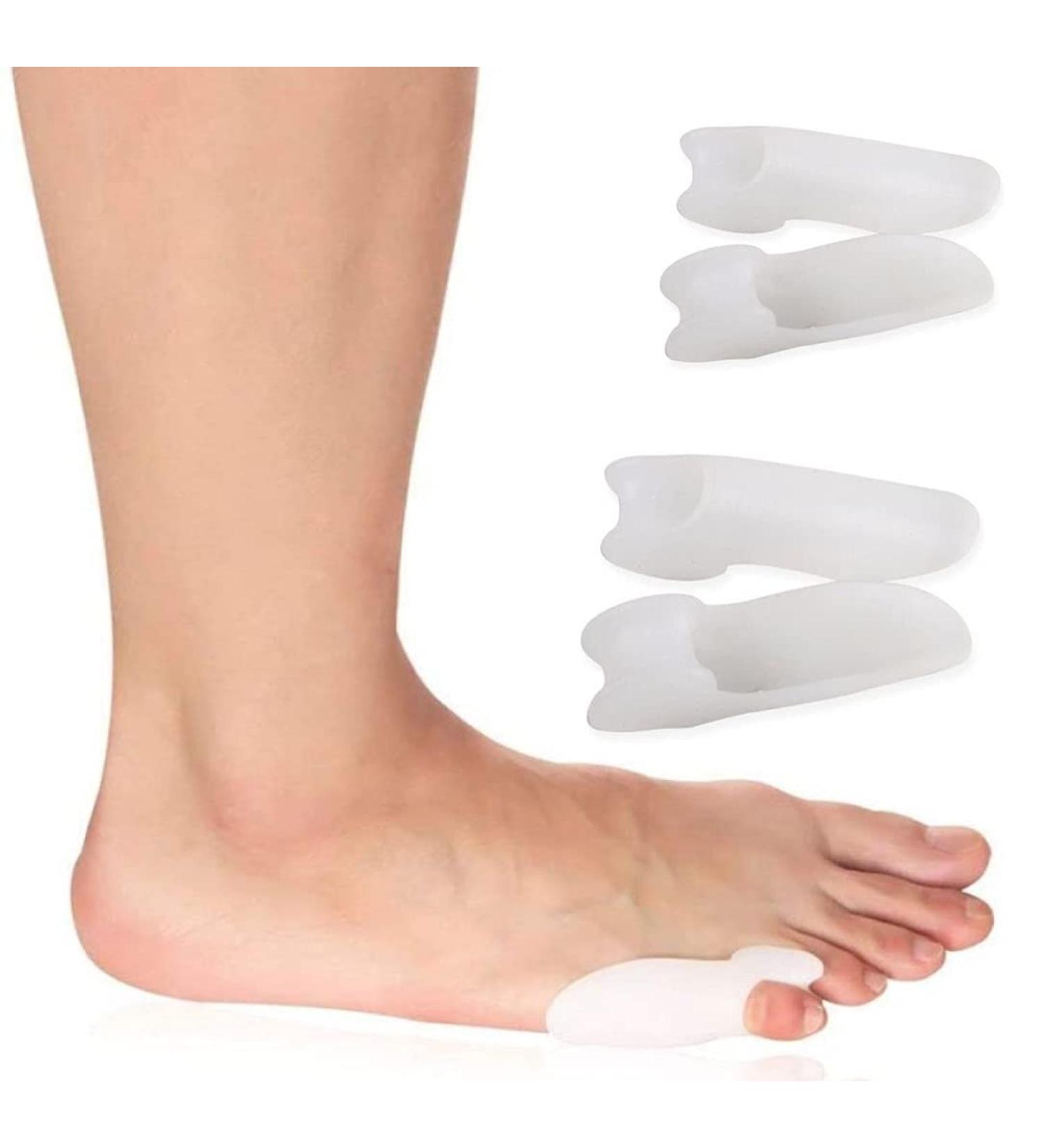 Pinky Toe Bunion Protector - Tailor's Bunion Sleeve - 2 Pair Set (4pcs) - Reduces Discomfort - Unisex Foot Care - Buy Online on GoSupps.com