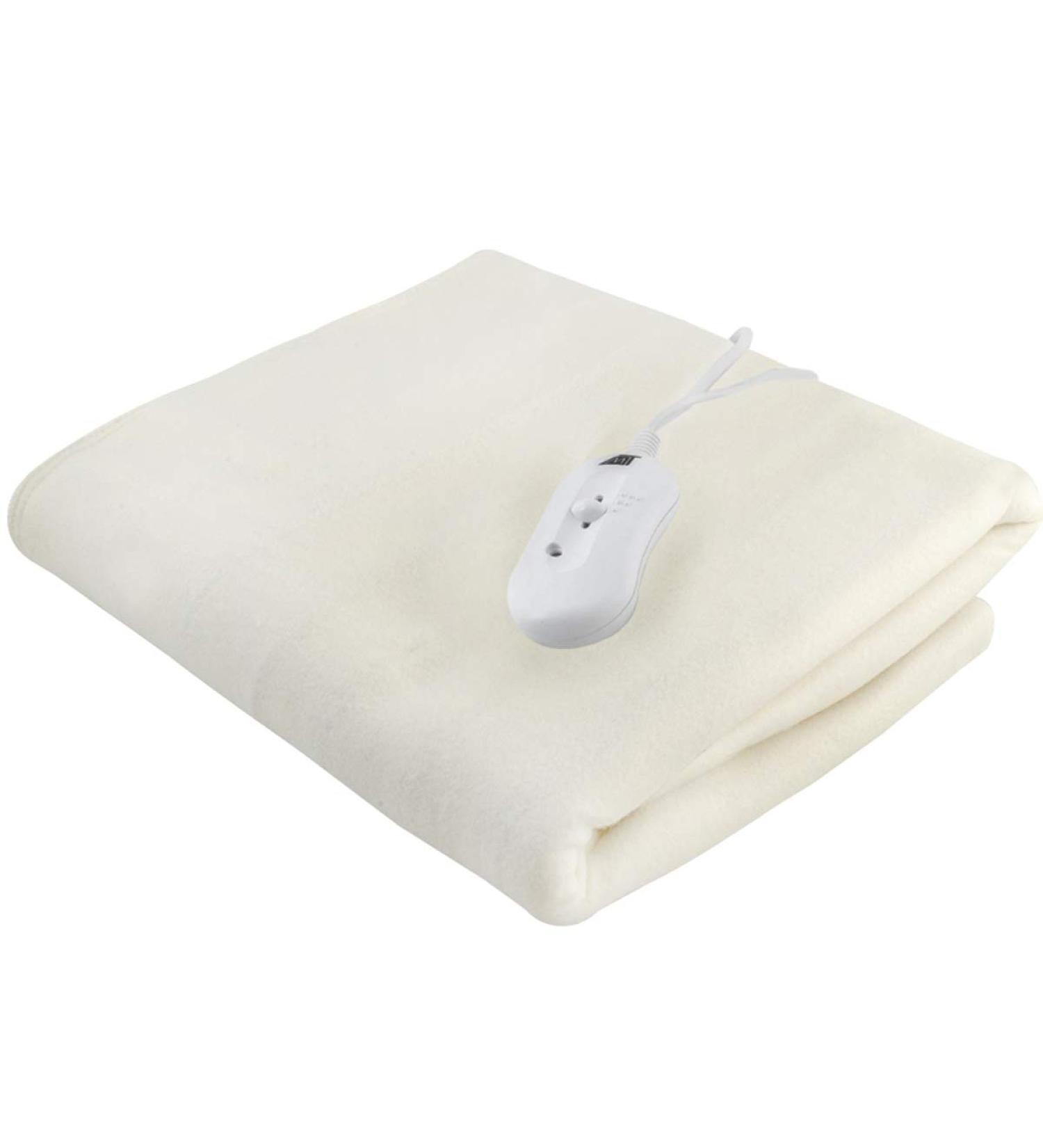 ISO TRADE Electric Blanket 150x80cm - 3 Heat Settings 60 Watts Washable Polyester | International Shipping - Buy Online on GoSupps.com
