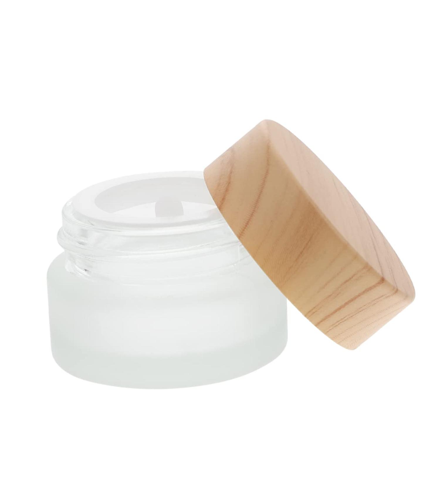FRCOLOR Pen wash cup nail remover bottle Nail Art Dappen cup terrarium empty cream jars powder dappen dish bowl refillable makeup jar glass containers Crystal Nail Spa crystal glass wood - Buy Online on GoSupps.com