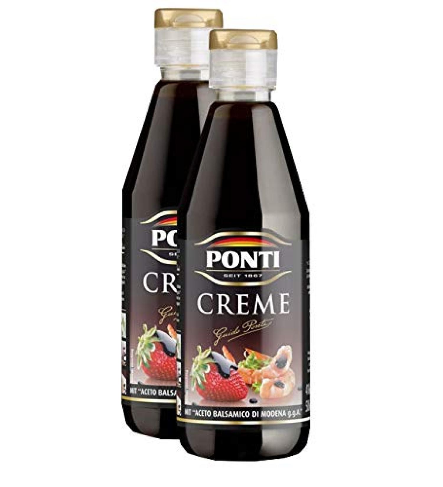 Ponti Ponti Balsamic Cream Gastronomic Glaze 2 x 500 g - Buy Online on GoSupps.com