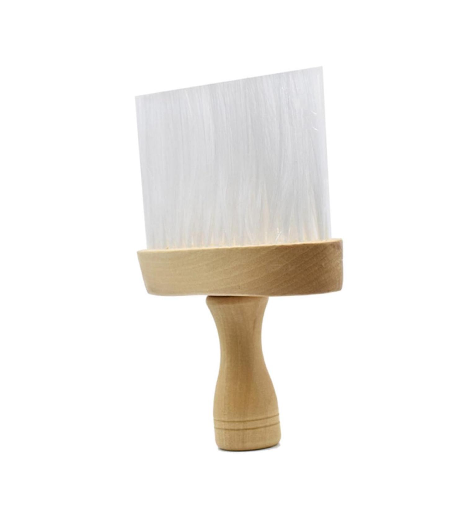 Frcolor Barber Dust Brush - Vintage Wooden Shaving Brush & Hairdressing Tool | Salon Cleaning Brush 15x12x12cm - International Shipping Available - Buy Online on GoSupps.com