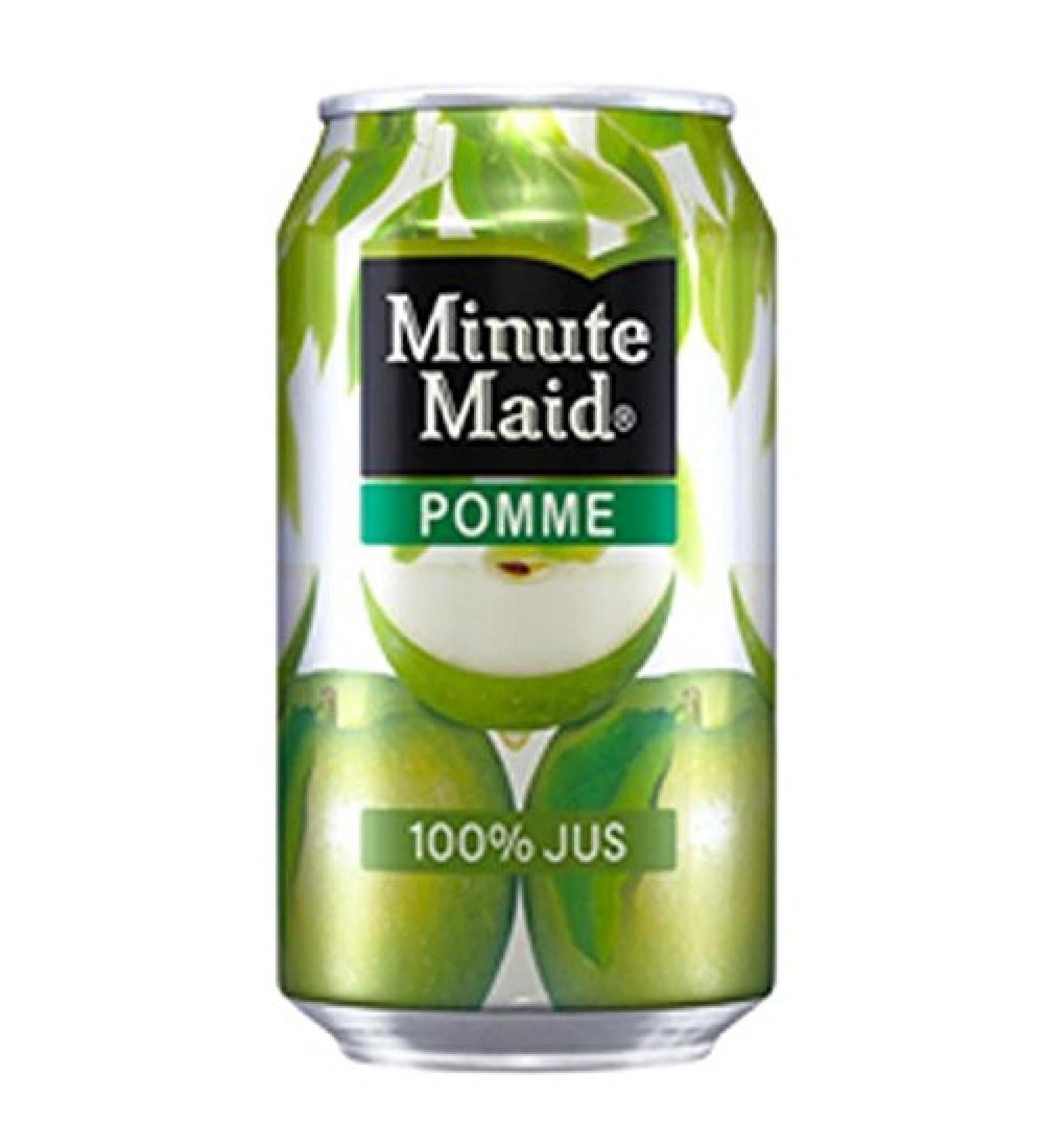 MINUTE MAID Lot de 24 Canette pomme 33 cl