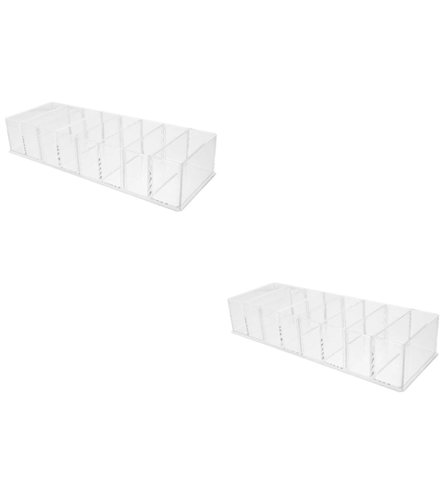 Zerodeko 2pcs Cosmetic Storage Box Desk Organiser Storage Drawers Real Money Blush Polystyrene () Desktop - Buy Online on GoSupps.com
