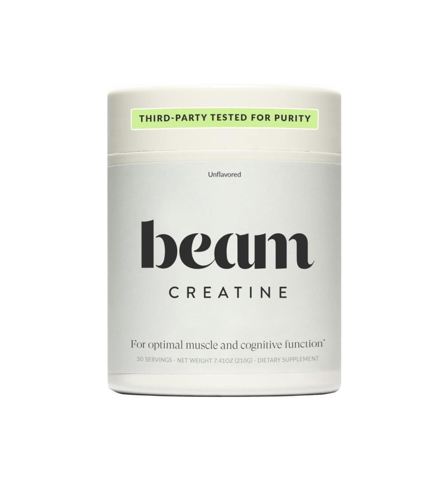 Beam Creatine Powder Third Party Tested Micronized Creatine Monohydrate Supplement Creatine for Women and Men Muscle Strength Workout Recovery Health and Wellness Gift 30 Servings Unflavored Unflavored 30 Servings - Buy Online on GoSupps.com