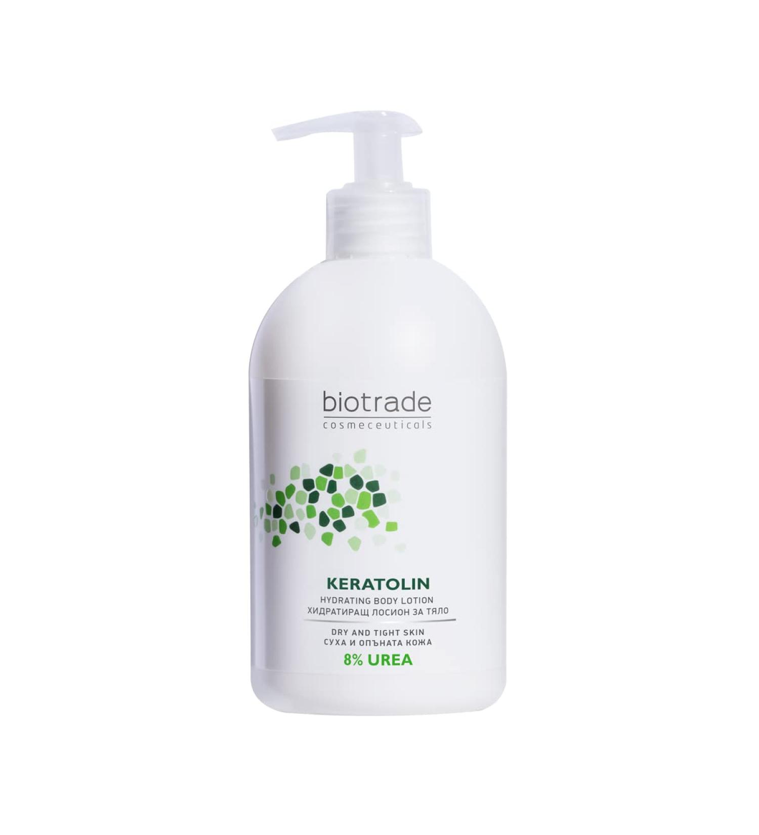 Keratolin Body Lotion 8% Urea - 400ml Hydrating Lotion for Dry Firm Skin | Biotrade - International Shipping Available - Buy Online on GoSupps.com