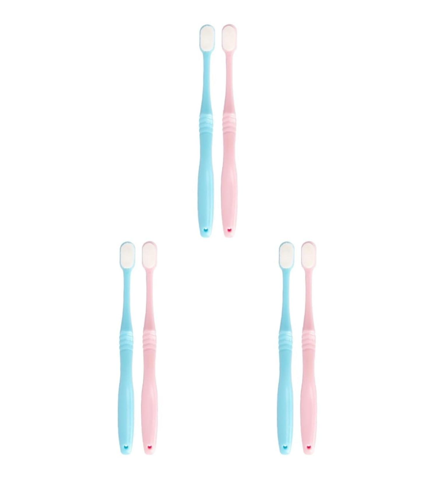 Ultra-Fine Healvian Toothbrush Set for Adults - 6 Super Soft Little Head Brushes with 10 000 Bristles | Perfect for Maternity Care & Gentle Oral Hygiene - Buy Online on GoSupps.com
