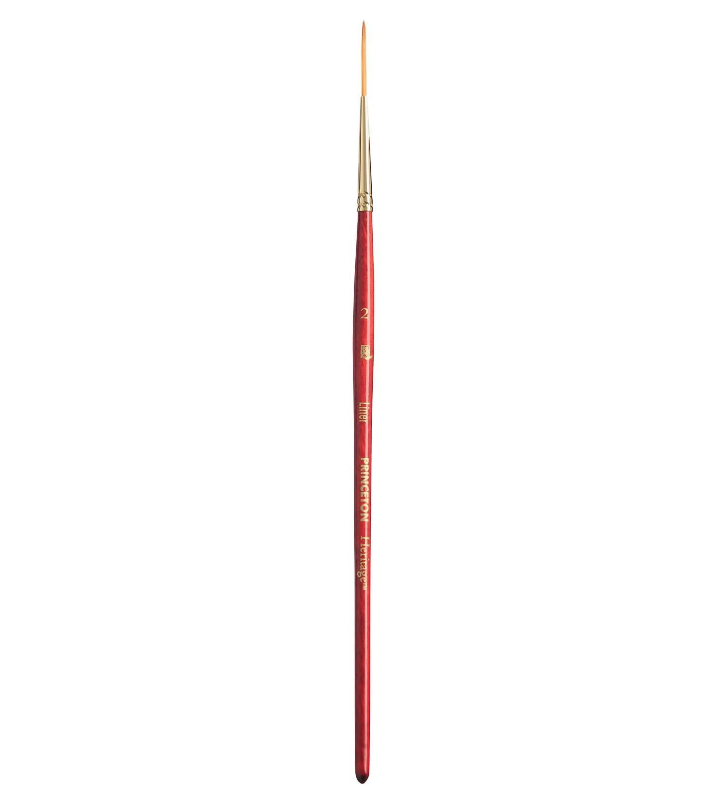 Princeton Heritage 4050 Synthetic Sable Watercolor Liner Brush - Size 2 - Buy Online on GoSupps.com