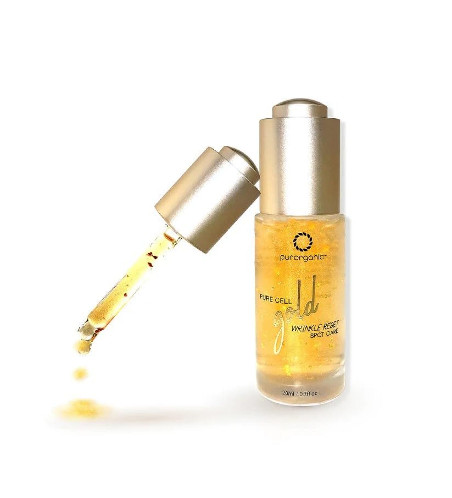 Pure Cell Purorganic Gold Wrinkle Reset Spot Care (Wrinkle Reset Spot Care 1 Box(20ml)) 0.7 Fl Oz (Pack of 1) Wrinkle Reset Spot Care - Buy Online on GoSupps.com