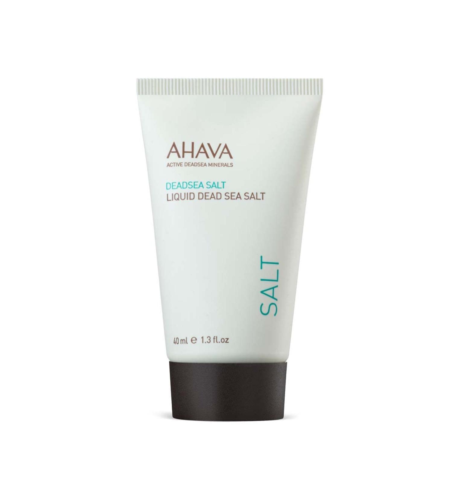 AHAVA Liquid Dead Sea Salt 6.8 Fl Oz - Hydrating Mineral Bath Salt Solution - Buy Online on GoSupps.com
