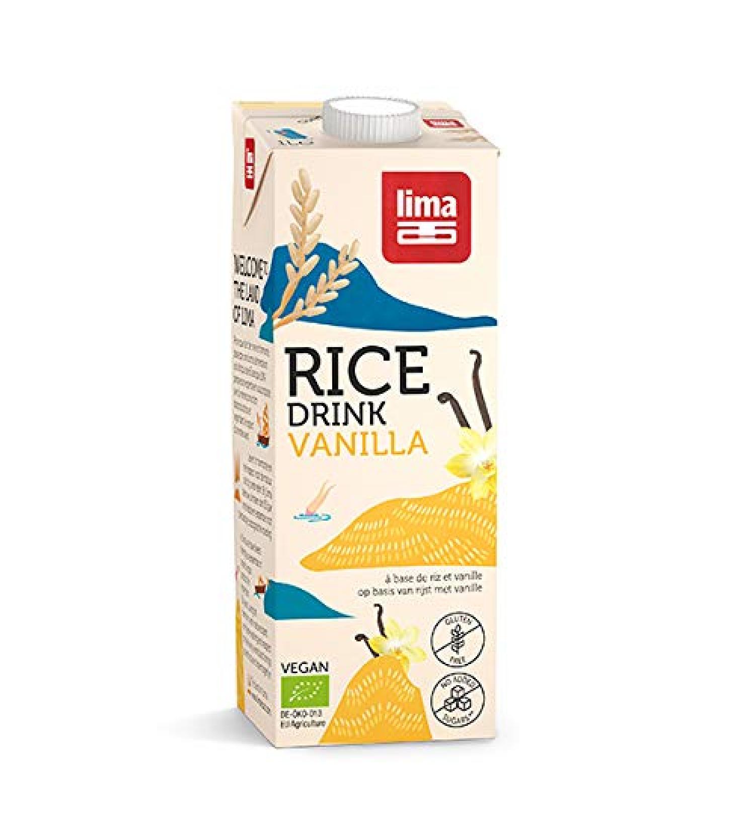 LIMA - Boisson V g tale Base De Riz Vanille 1L